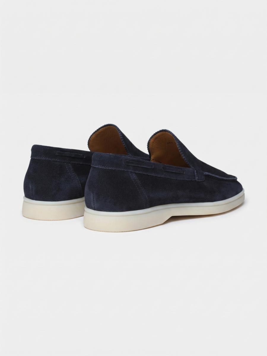 Lady Navy Yacht Loafers