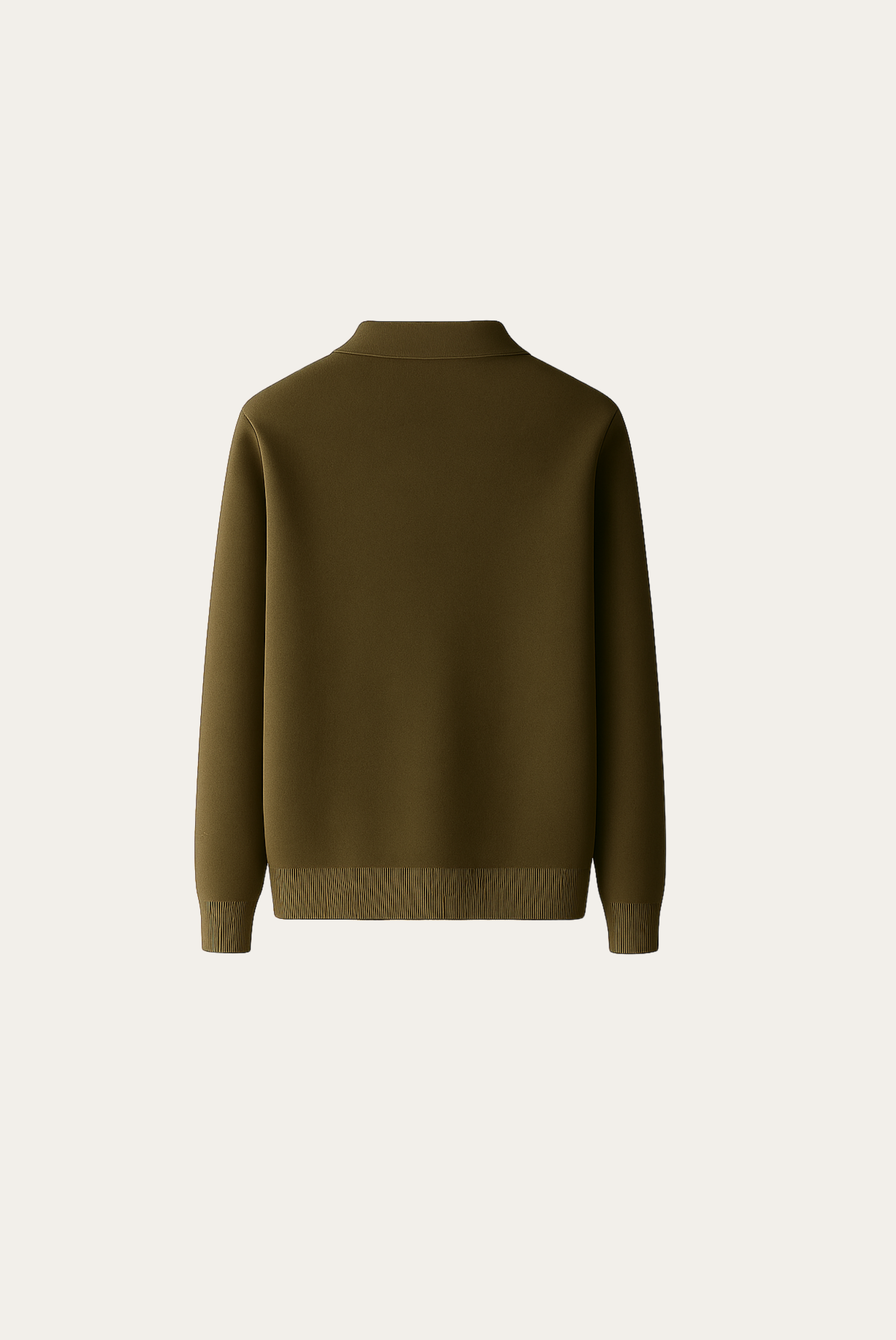 Coffee Polo Cardigan