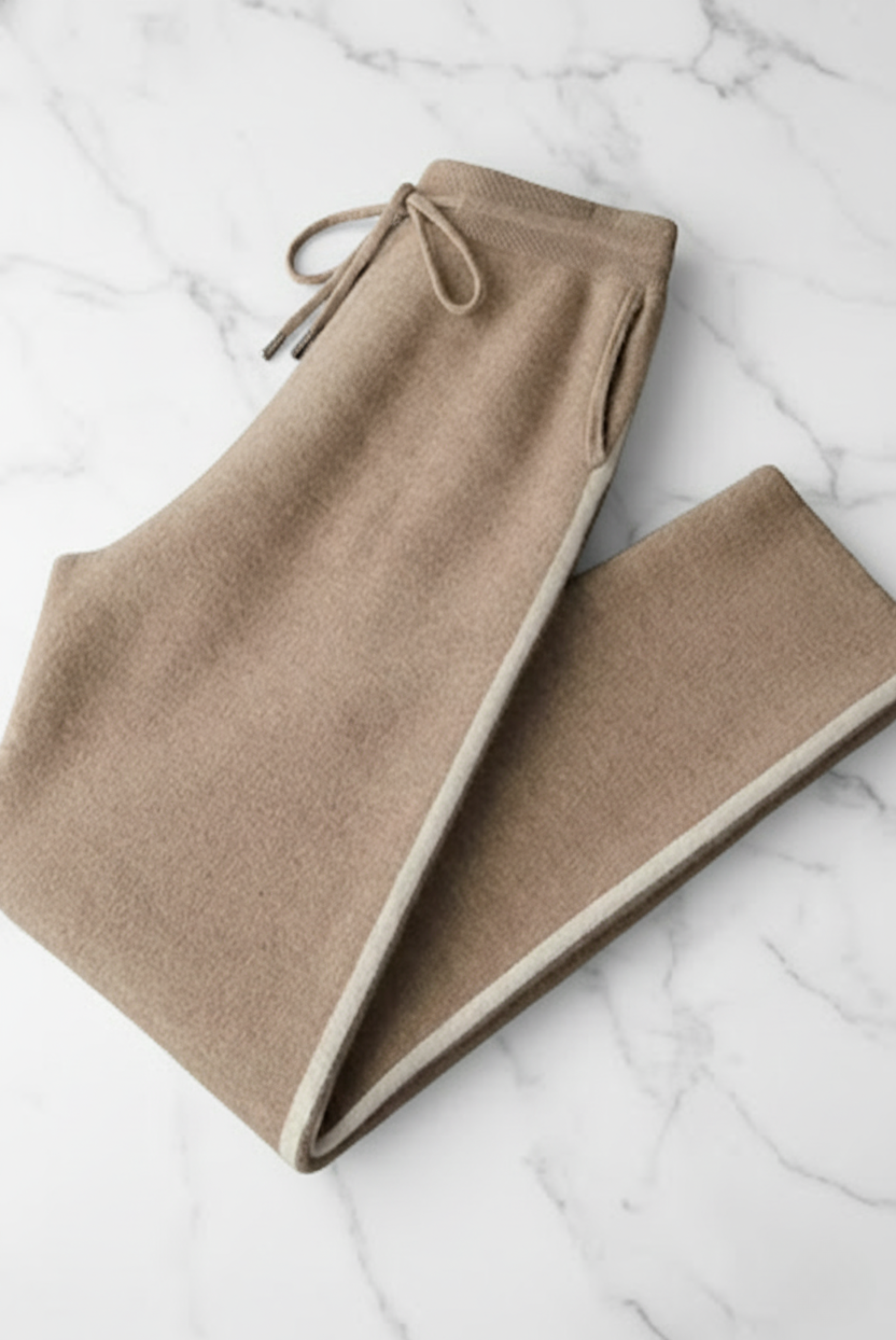 Beige Dune Cashmere Set