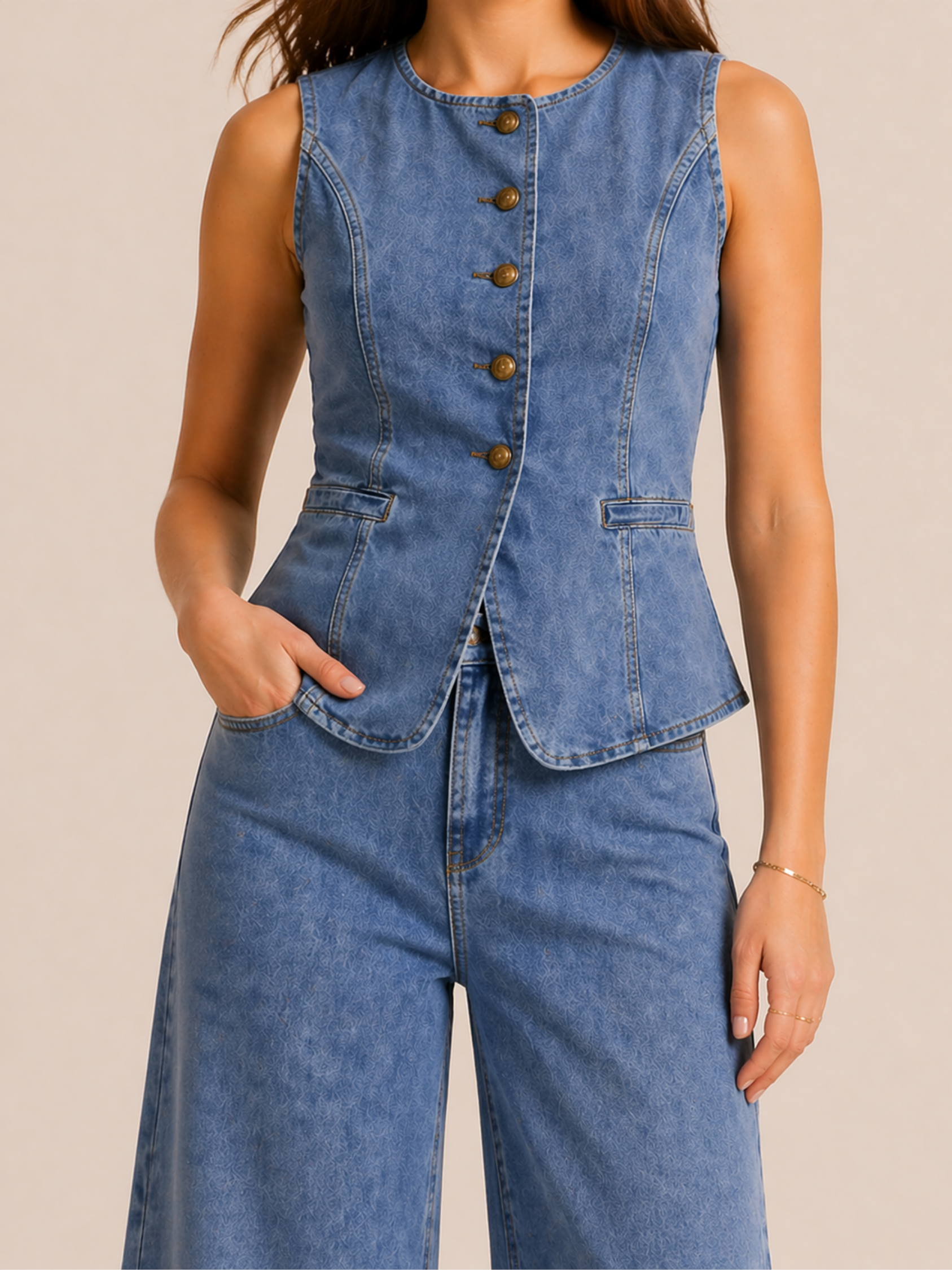 Riviera Denim Vest