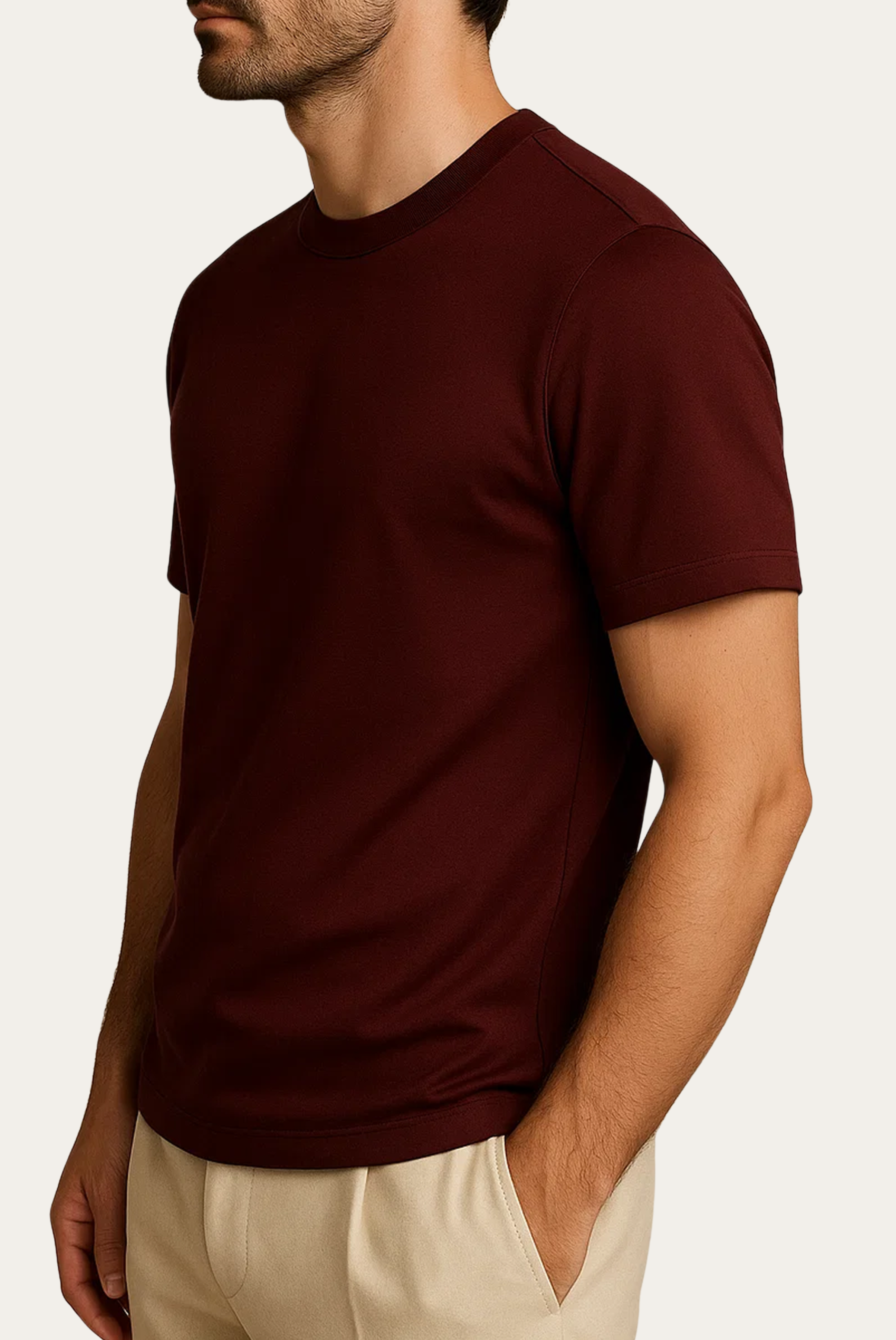 Burgundy Imperial Tee