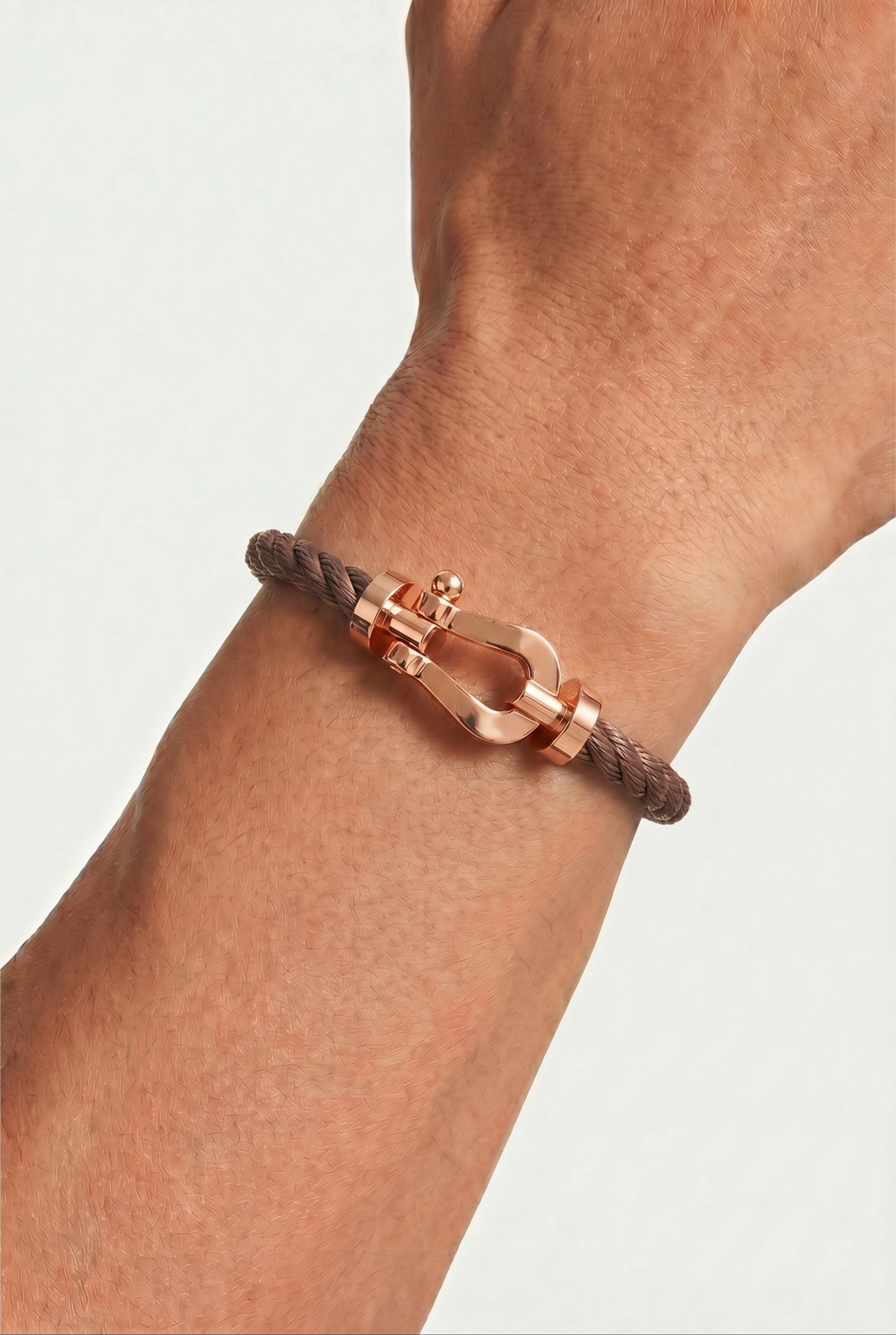 Moreno Yacht Bracelet Taupe/Rose Gold