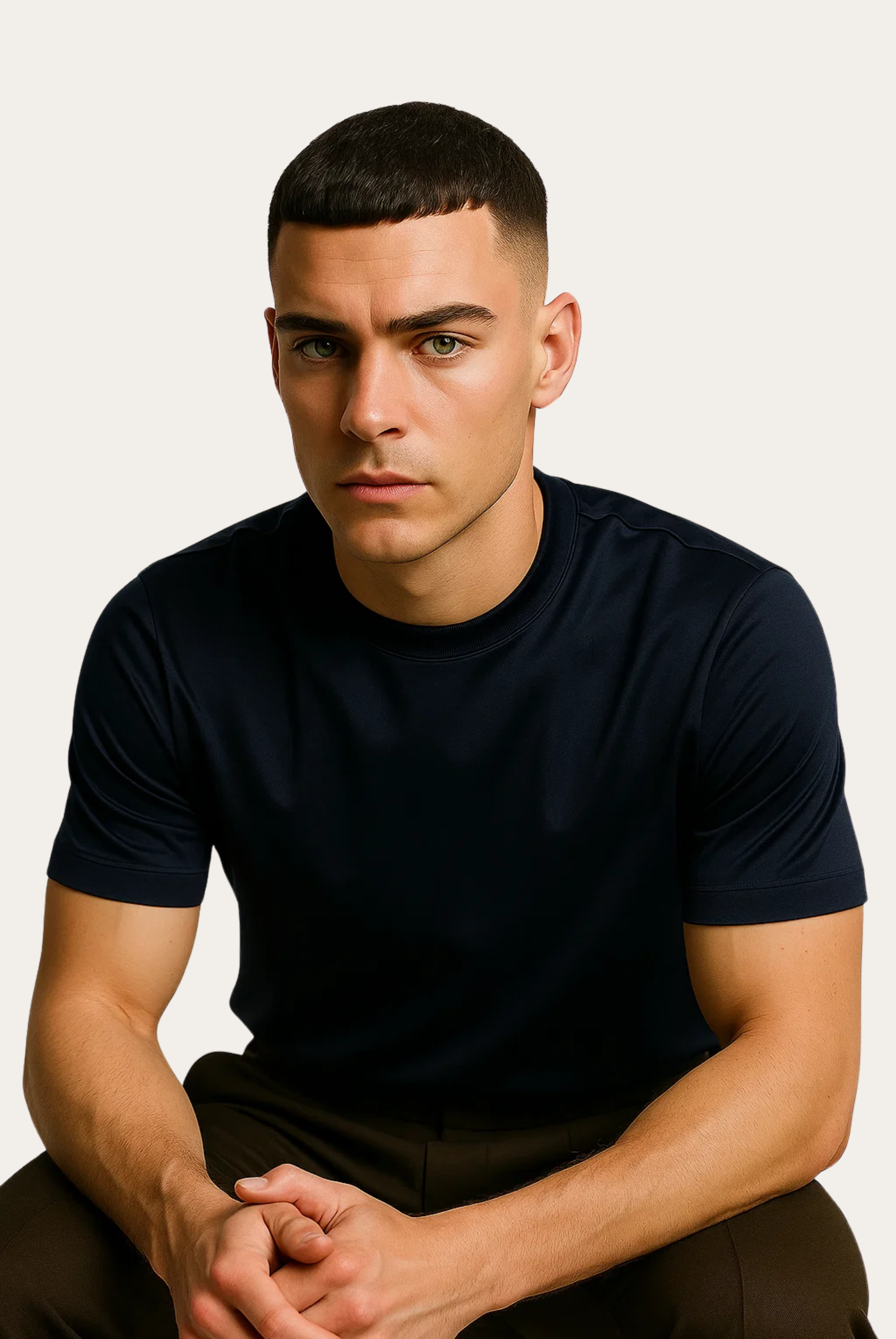 Navy Imperial Tee