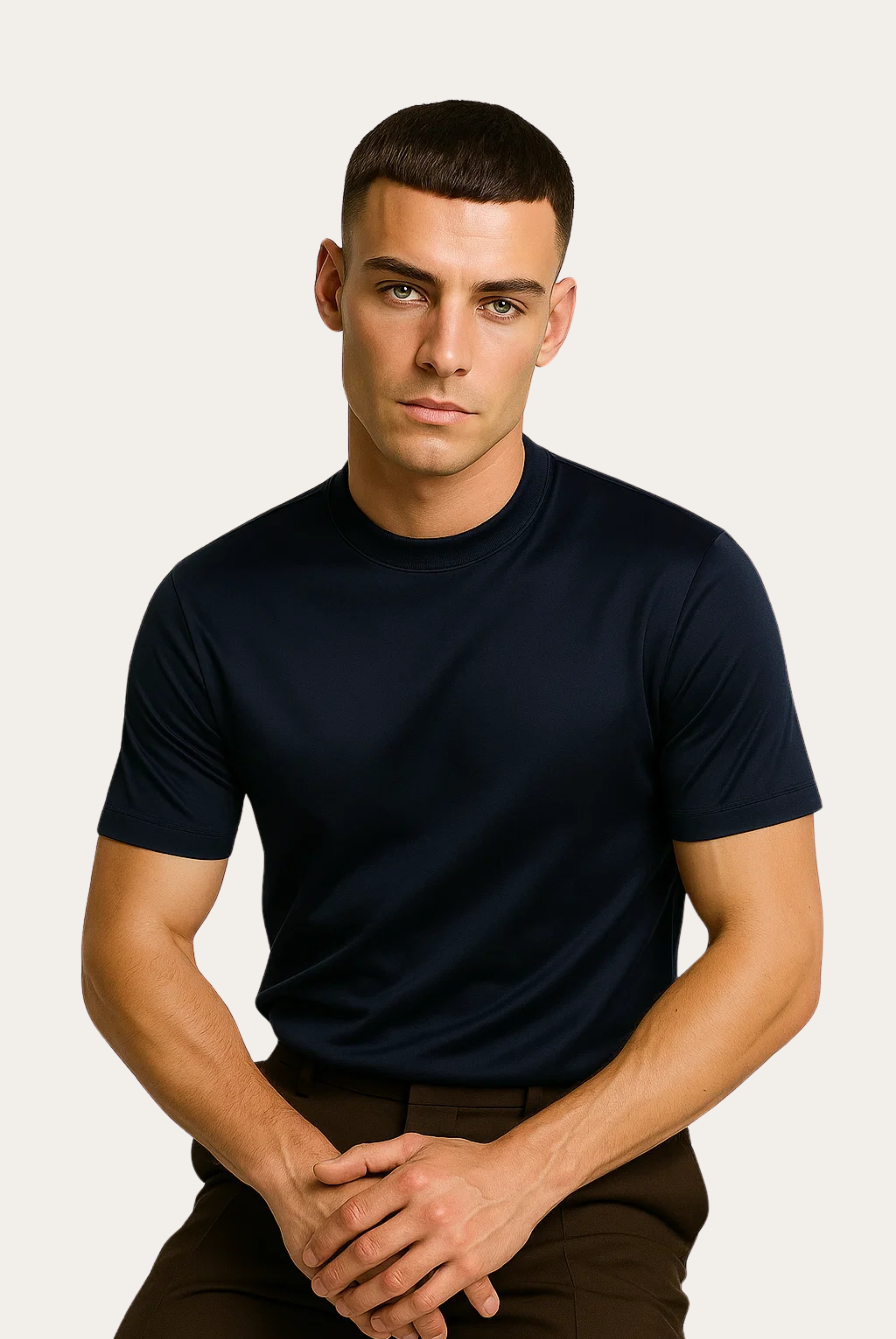 Navy Imperial Tee