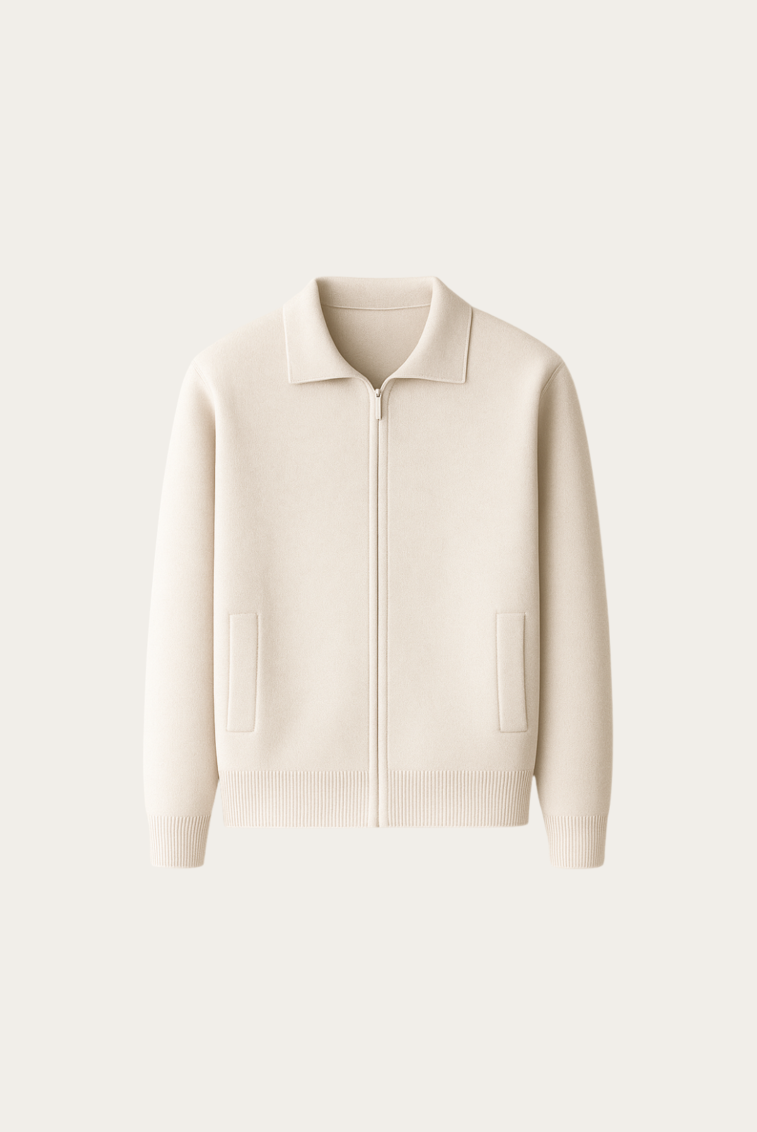 White Polo Cardigan