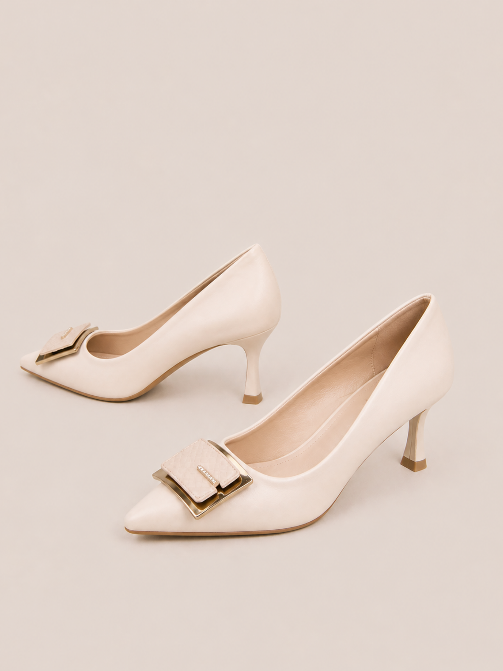 Moreno Carré Kitten Heel