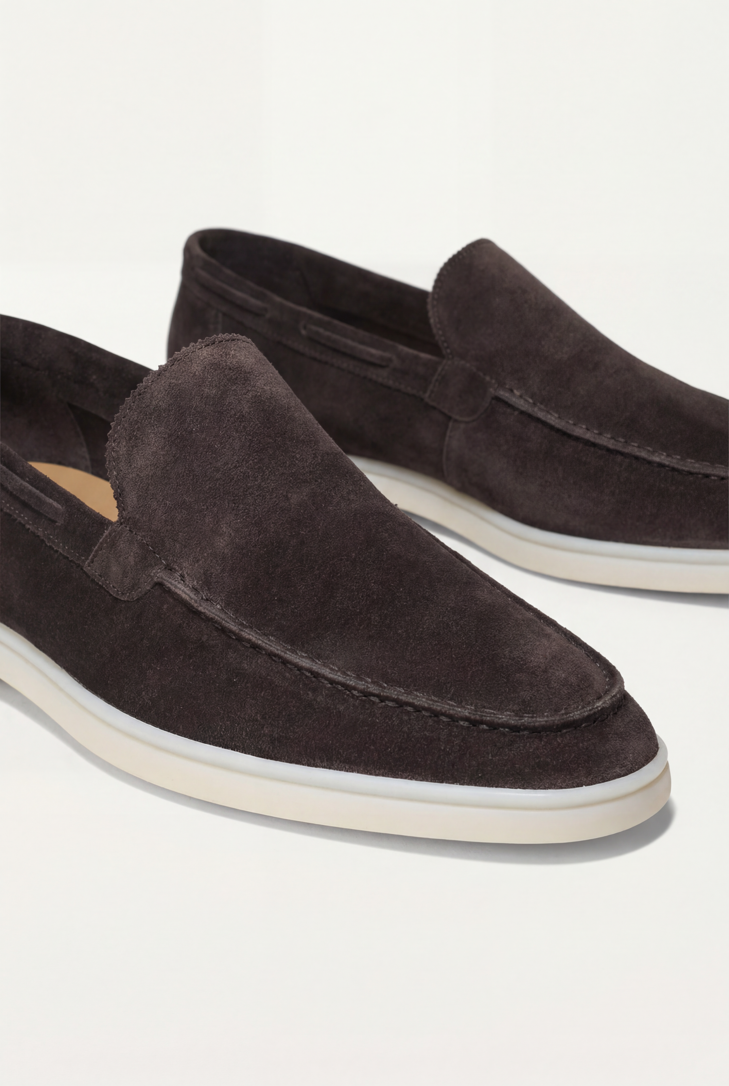 Moreno Classic Suede Loafer Brown