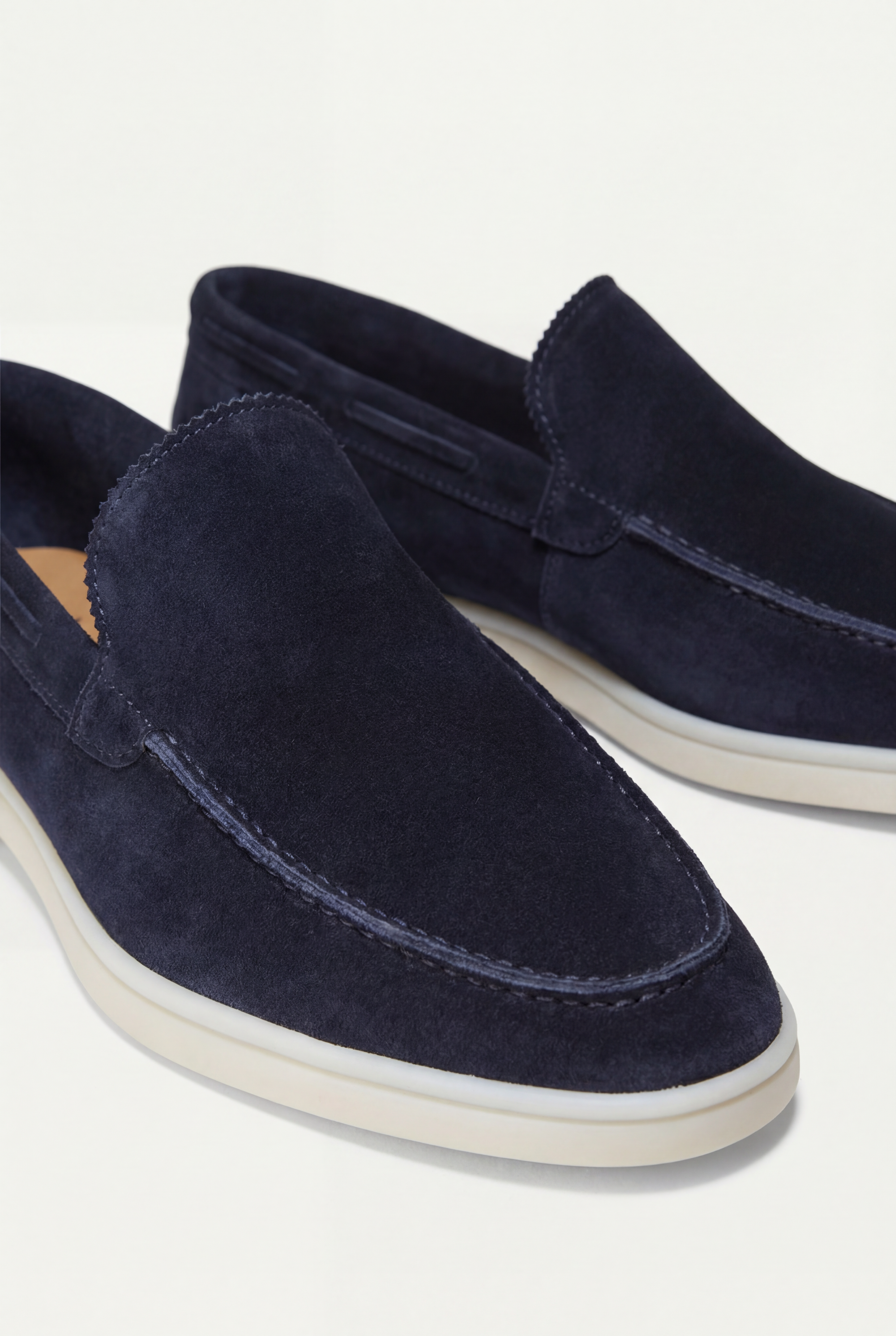 Moreno Classic Suede Loafer Navy