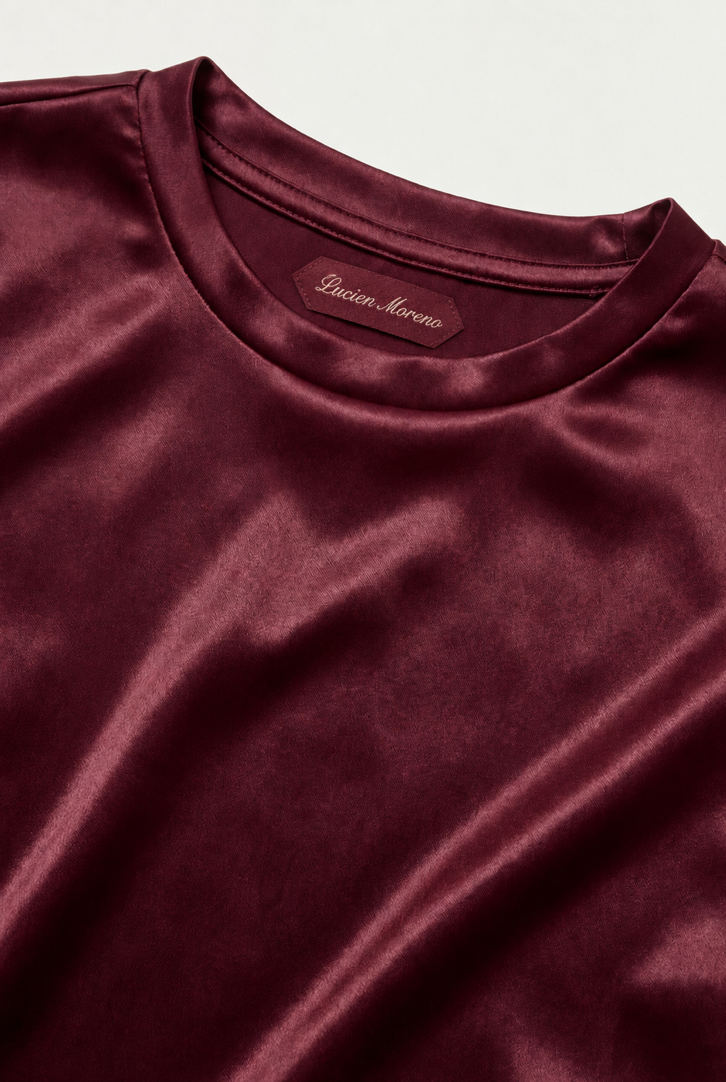 Moreno Long Sleeve Tee Burgundy