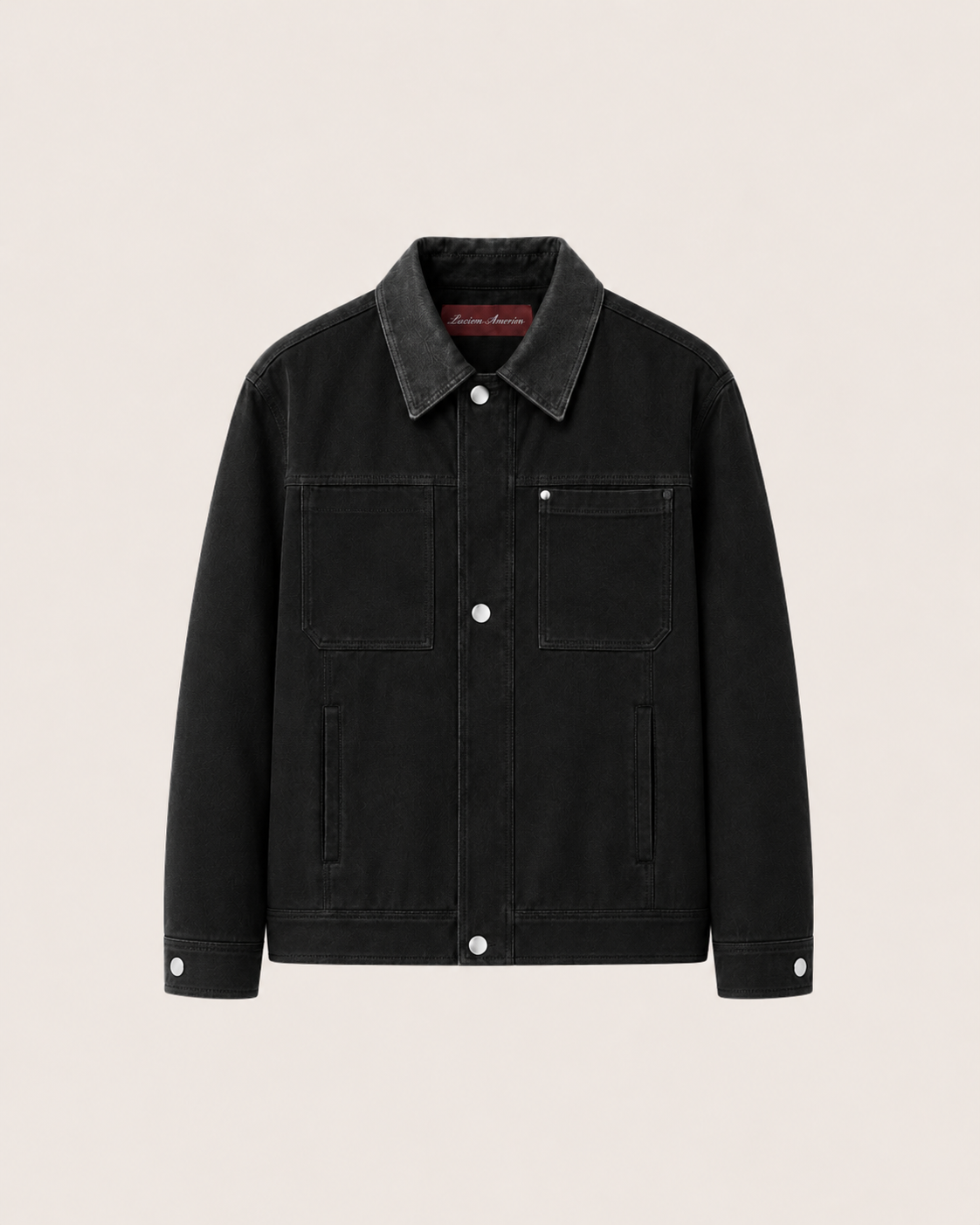 Black Nocturne Workwear Jacket