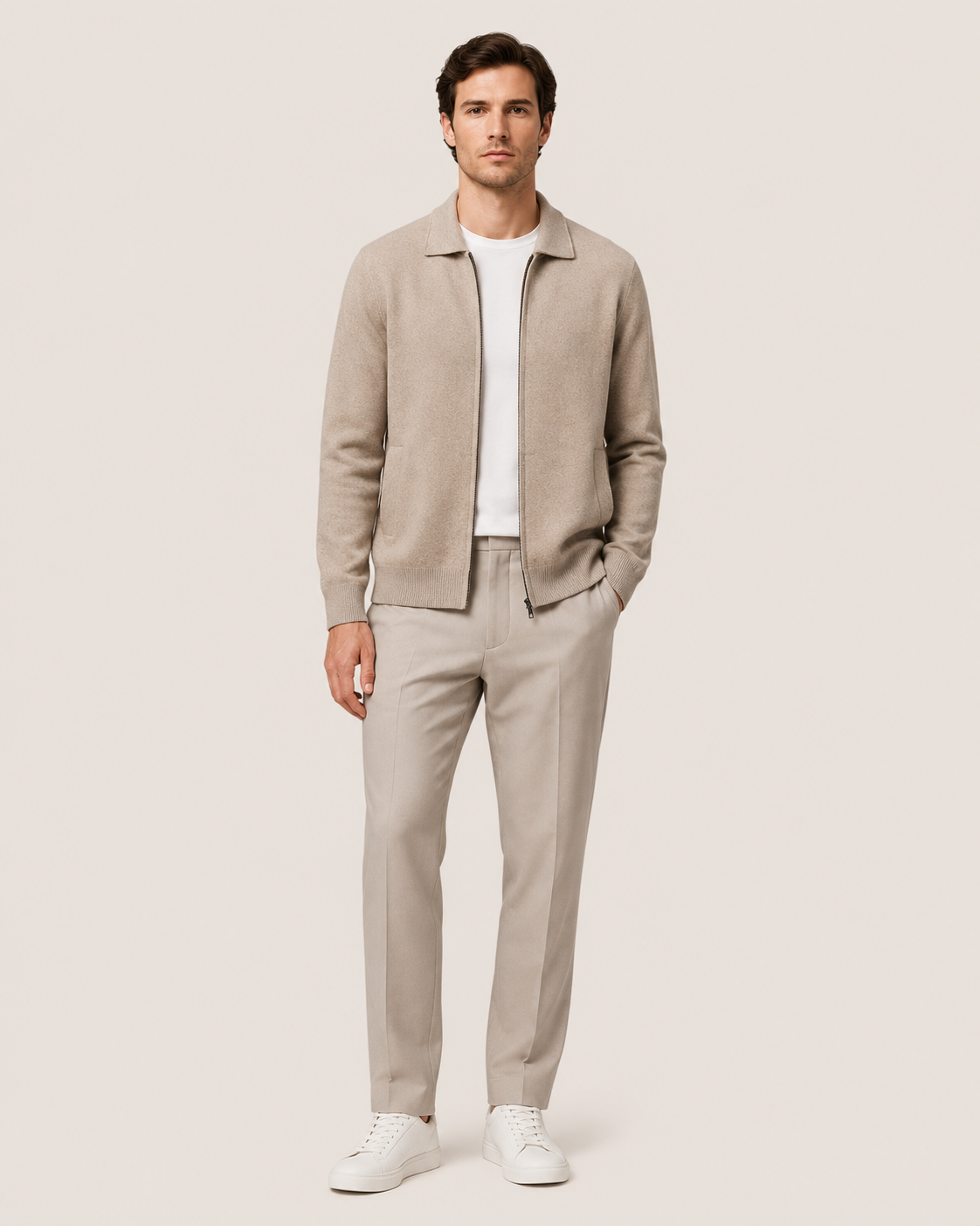 Sand Mistral Zip Jacket