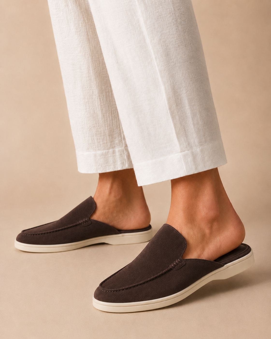 Lady Espresso Brown Yacht Slipper