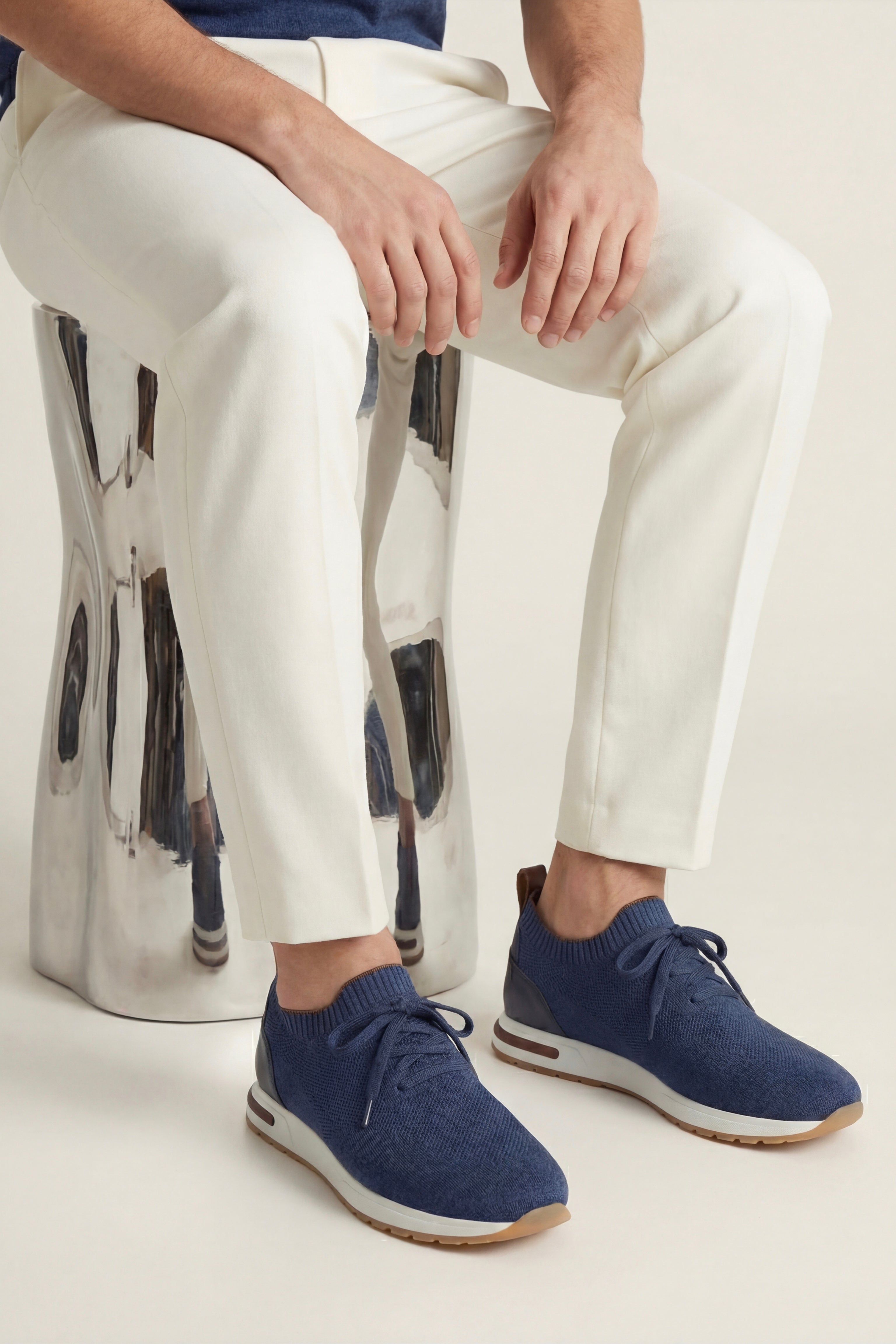 Moreno Mesh Slip-On Navy