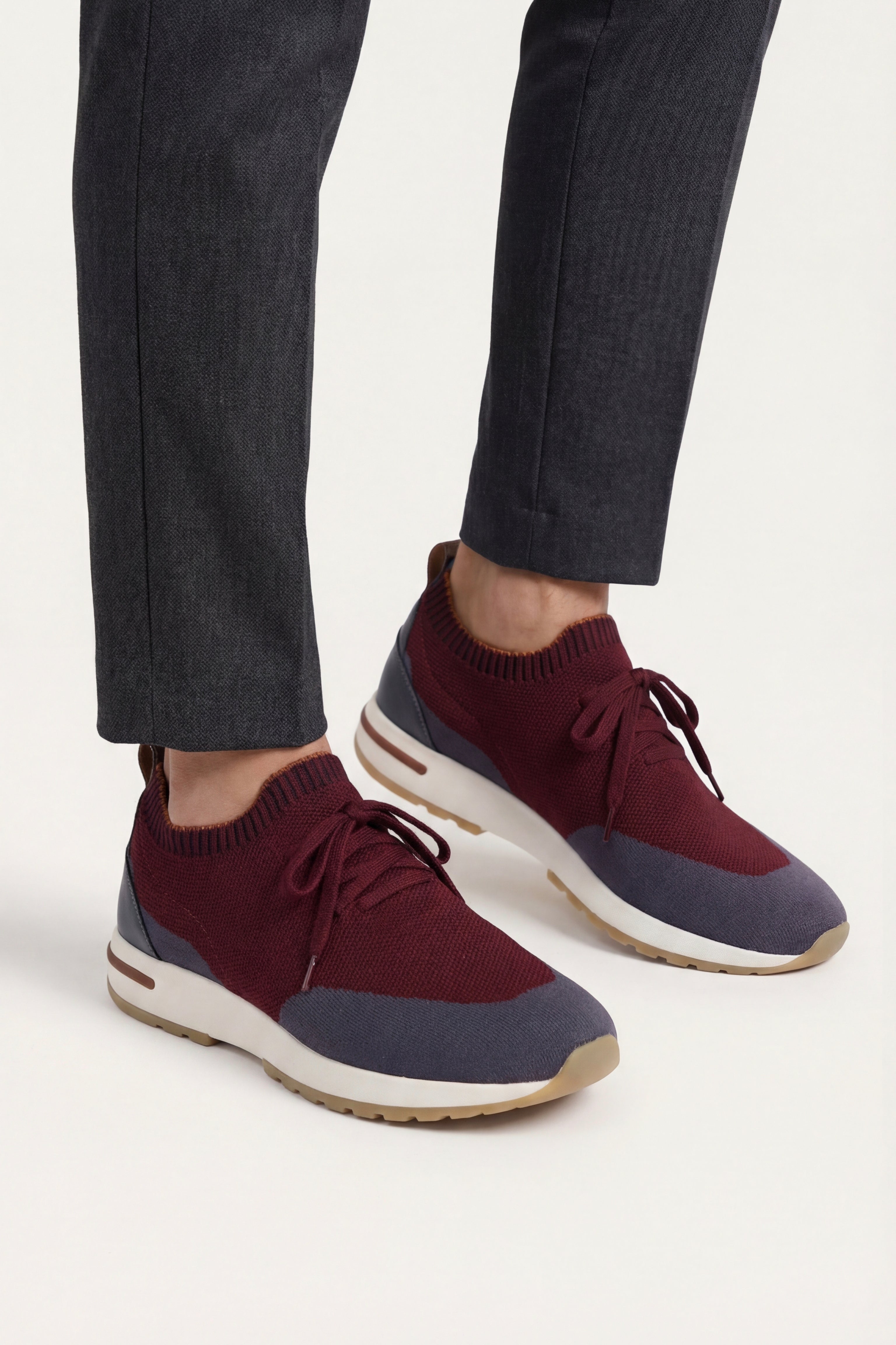 Moreno Mesh Slip-On Burgundy