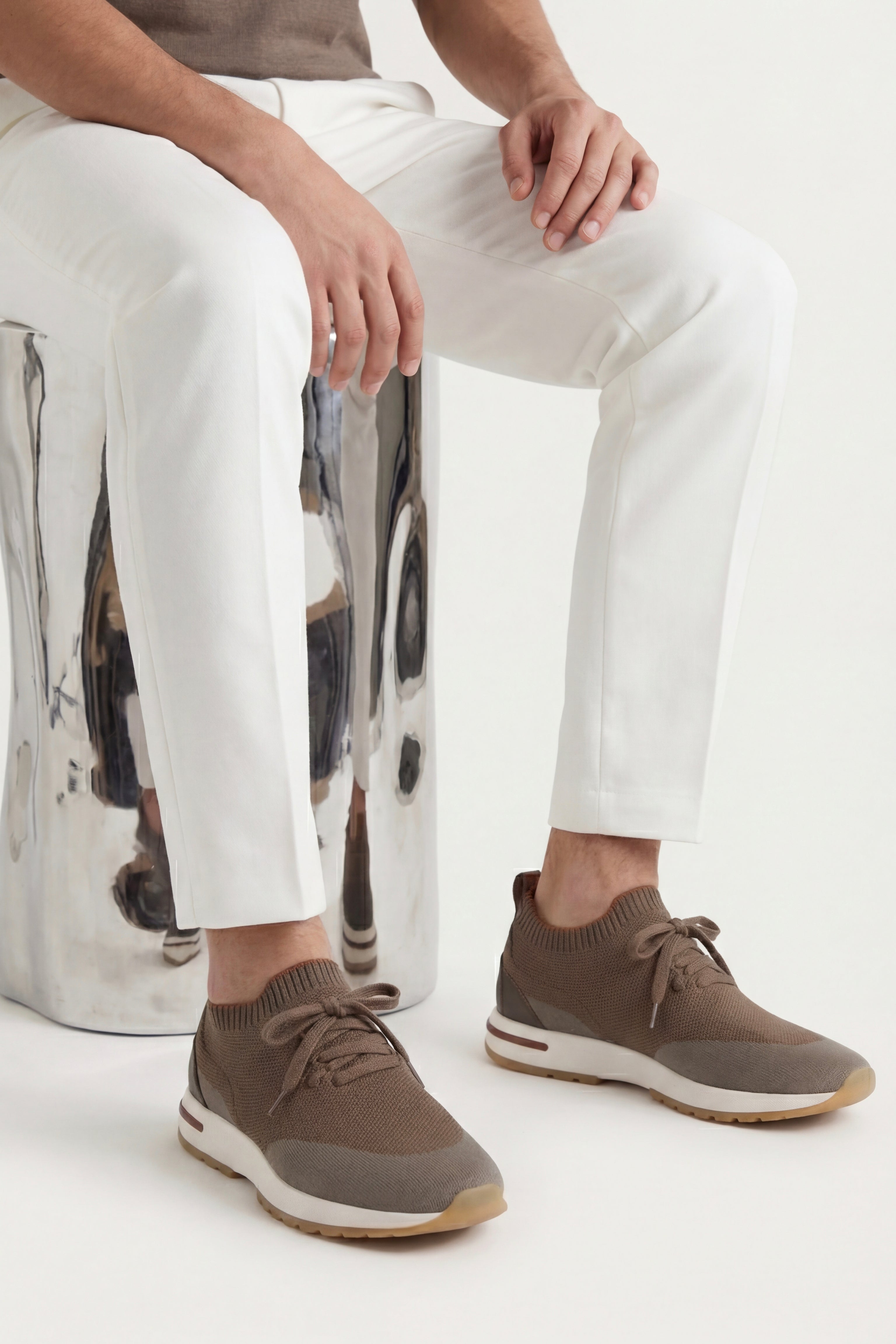 Moreno Mesh Slip-On Brown