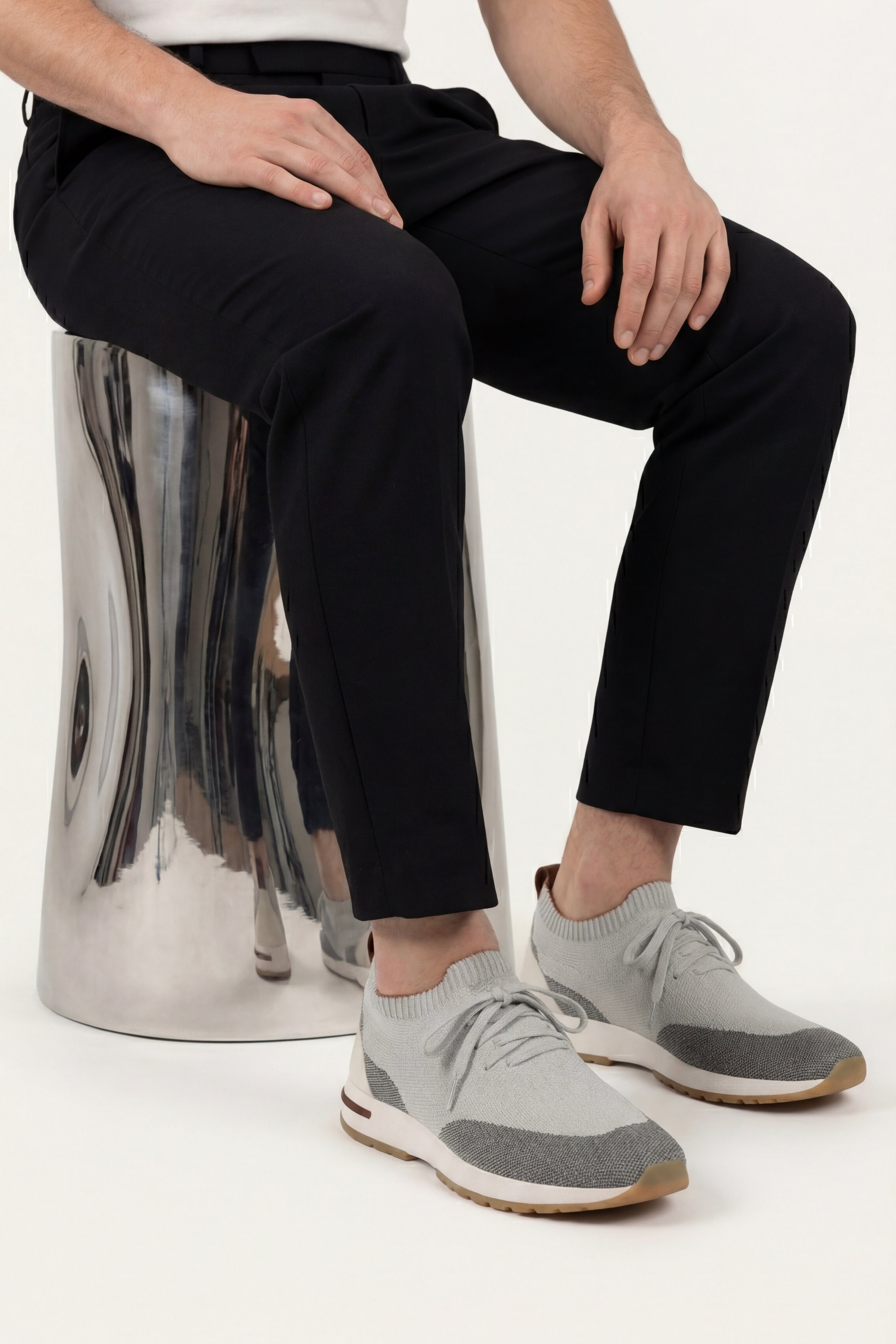 Moreno Mesh Slip-On Grey/Dark grey