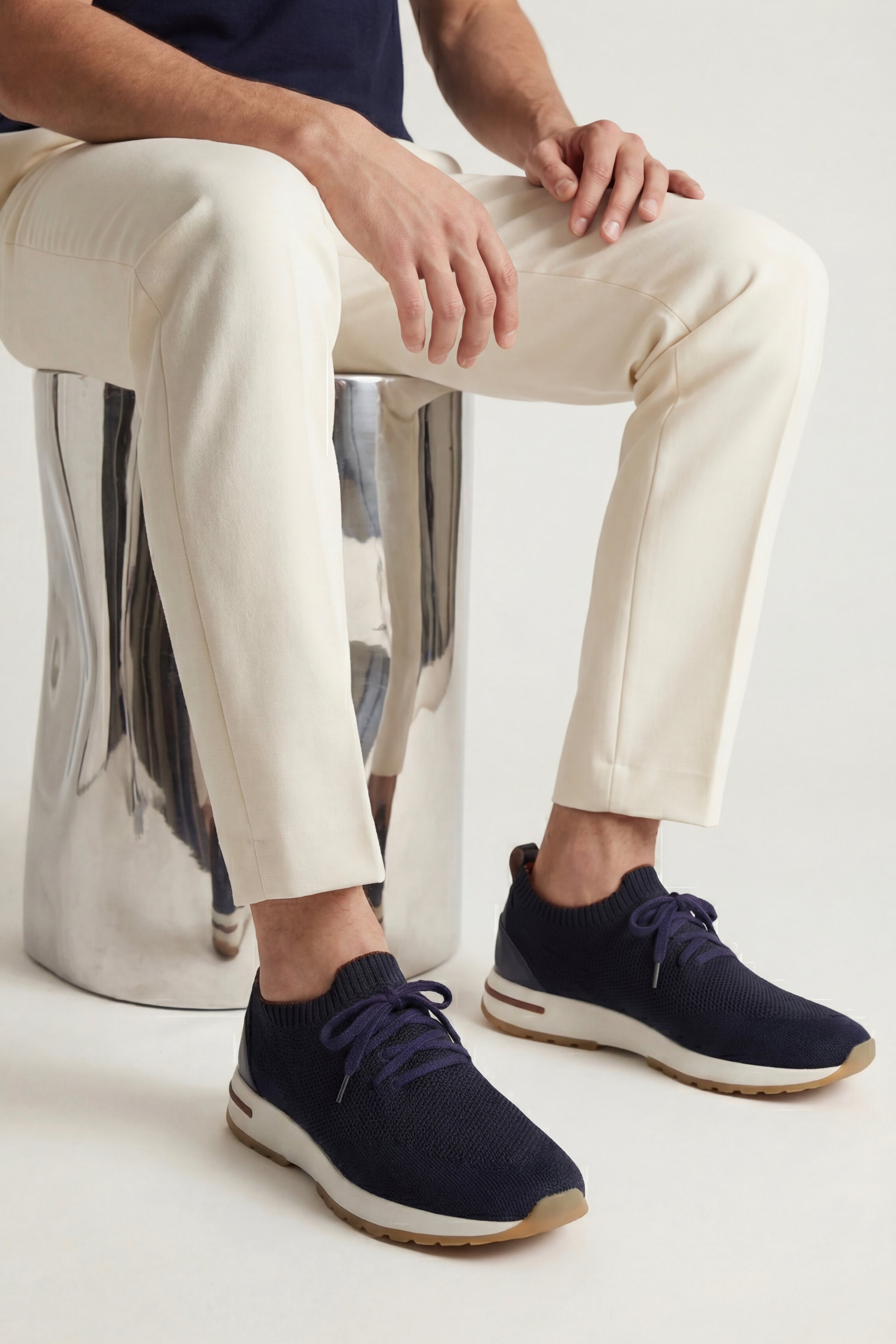 Moreno Mesh Slip-On Dark Blue