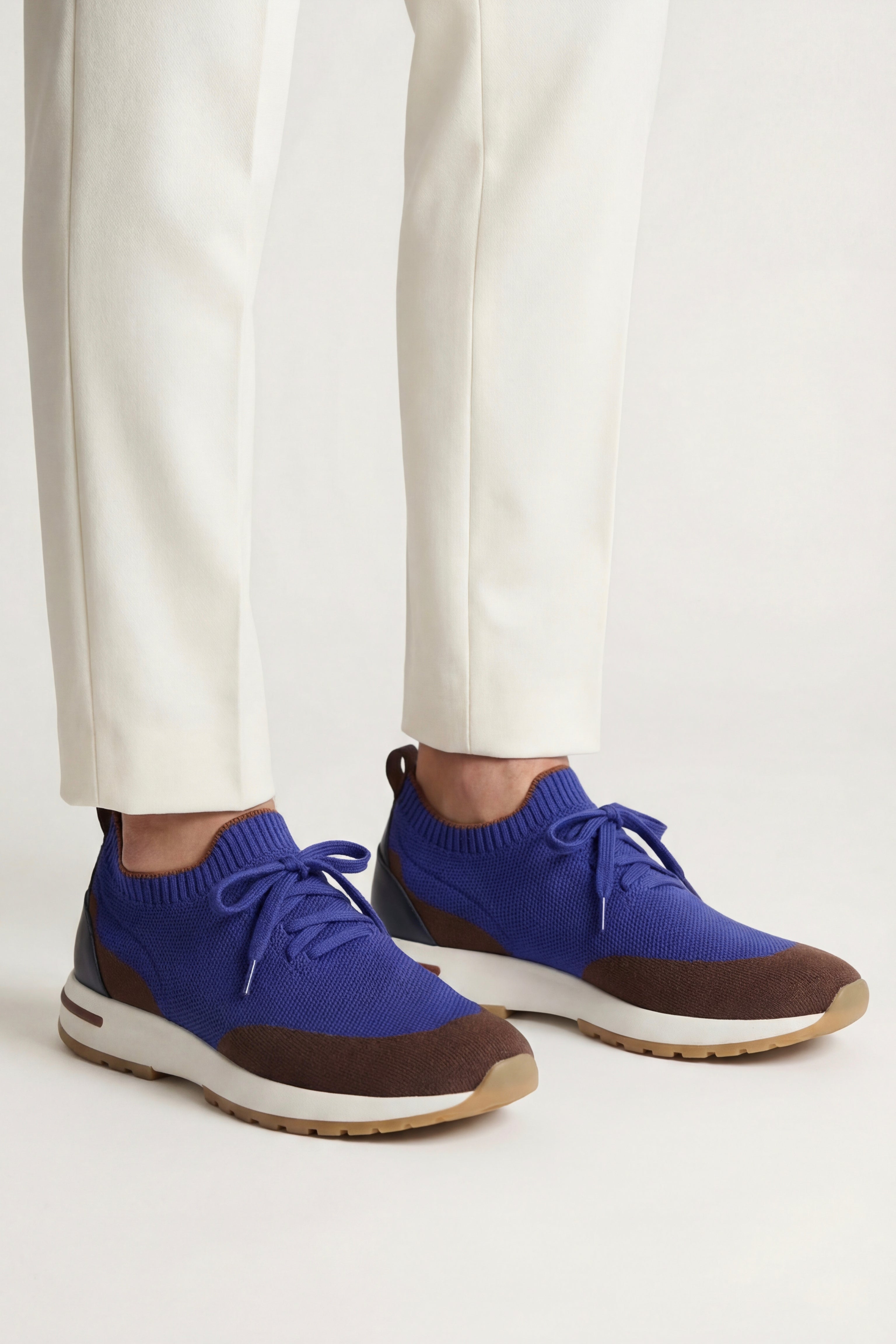 Moreno Mesh Slip-On Blue/Brown
