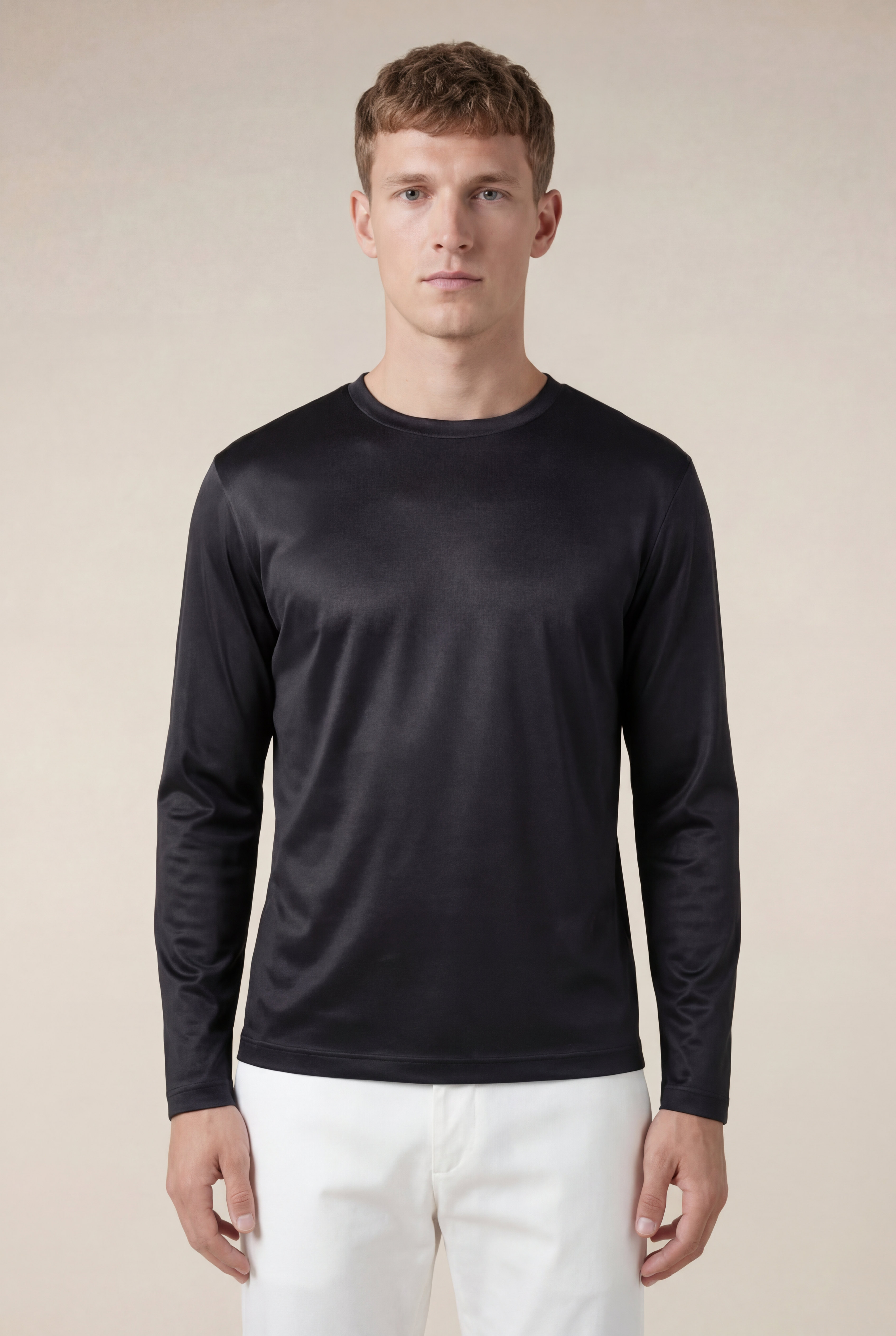 Moreno Long Sleeve Tee Black