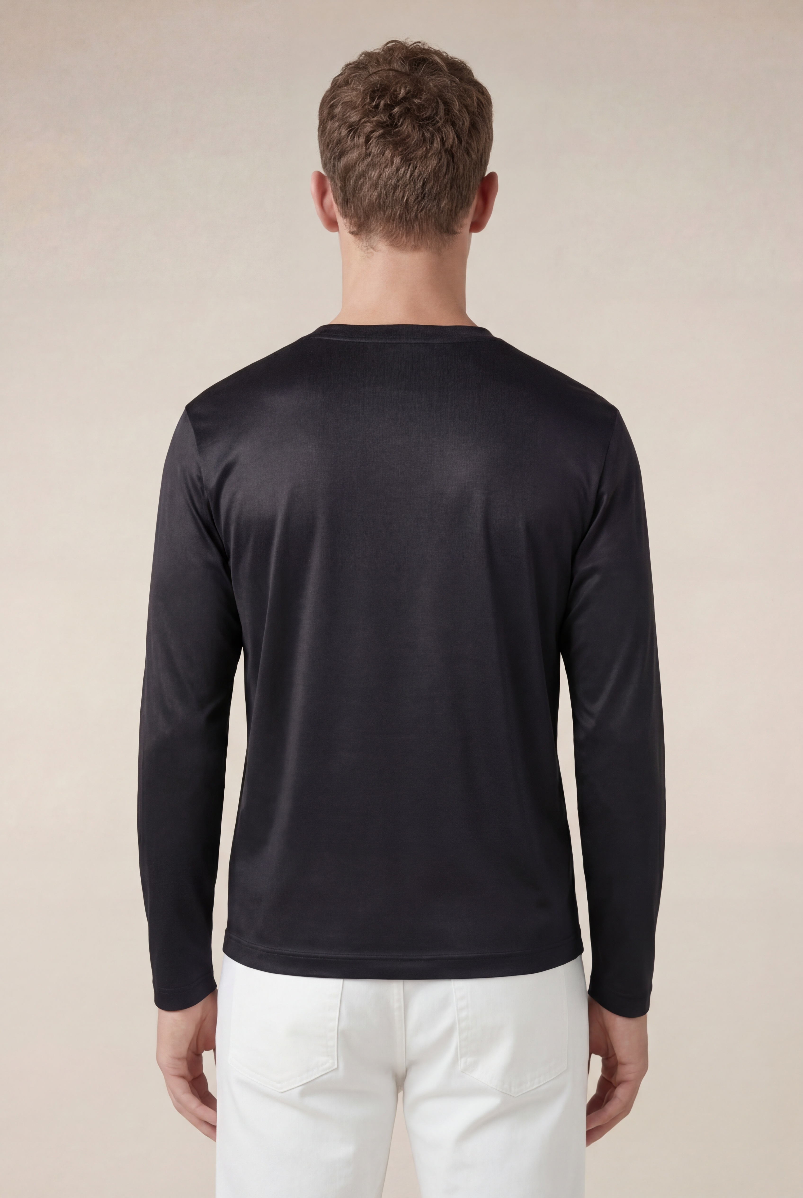 Moreno Long Sleeve Tee Black