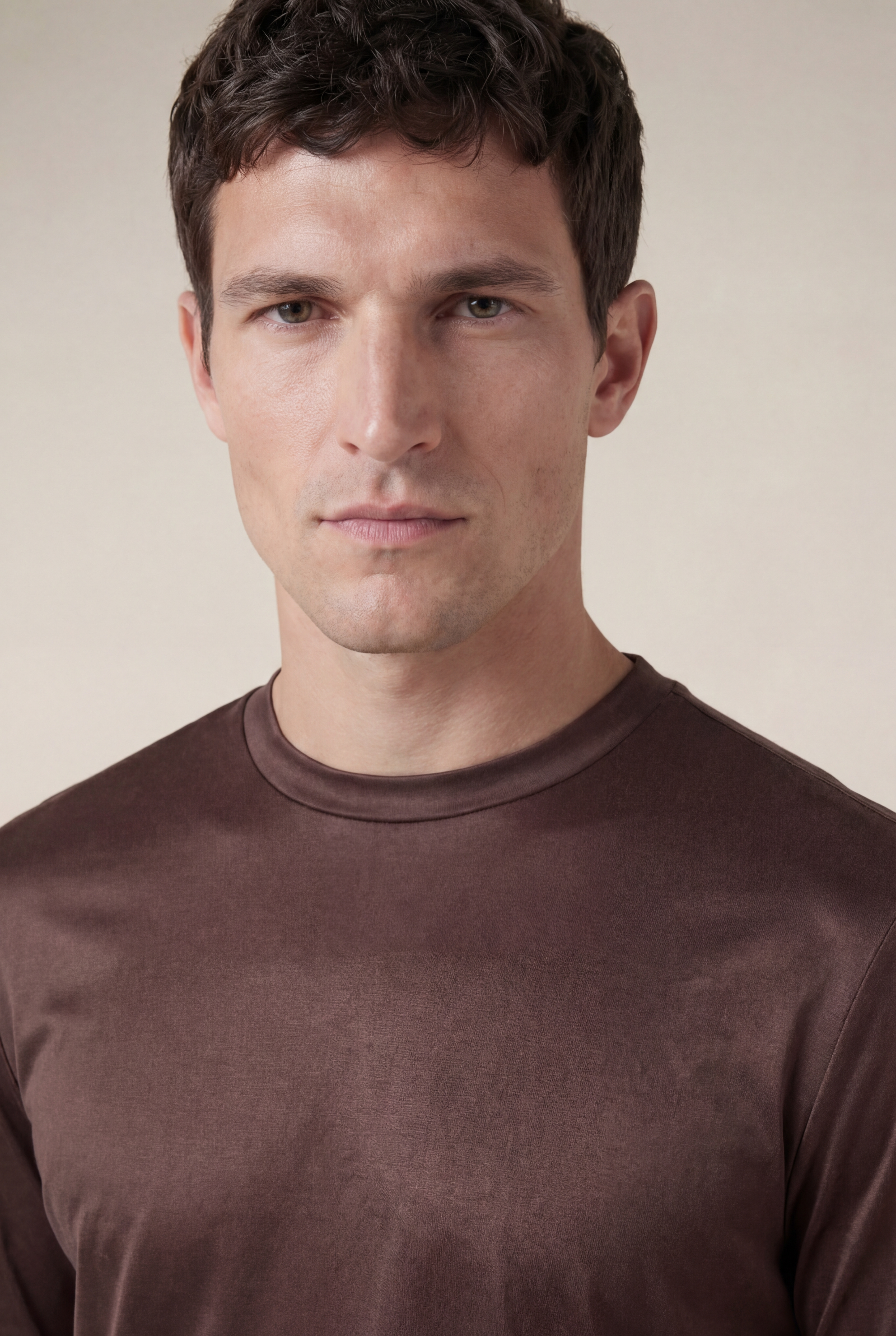Moreno Long Sleeve Tee Brown