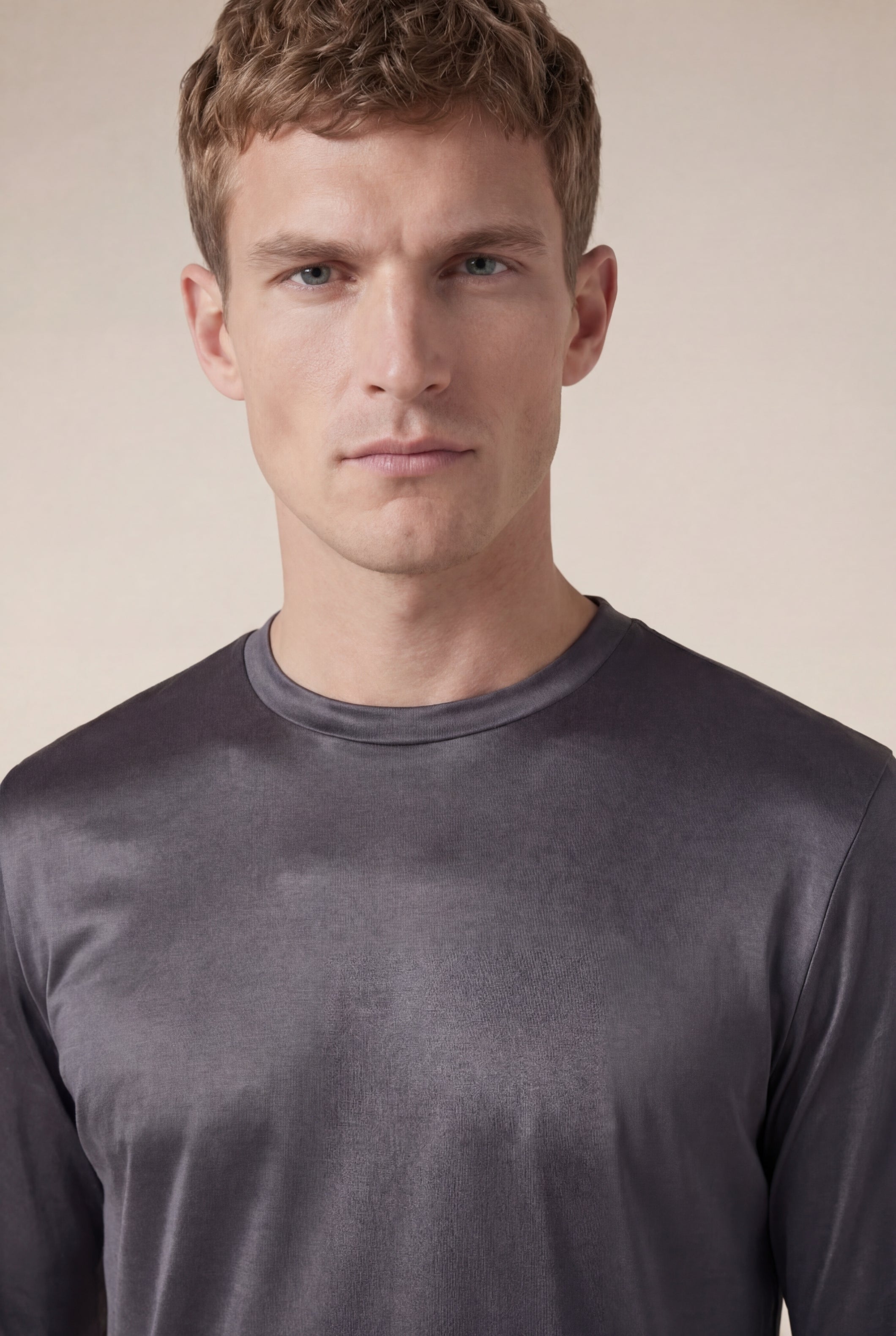 Moreno Long Sleeve Tee Grey