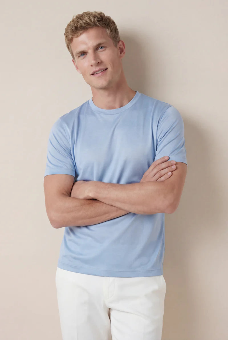Moreno Short Sleeve Tee Baby Blue