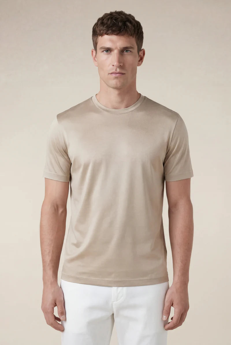 Moreno Short Sleeve Tee Beige