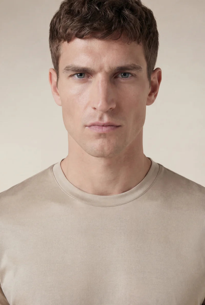 Moreno Short Sleeve Tee Beige