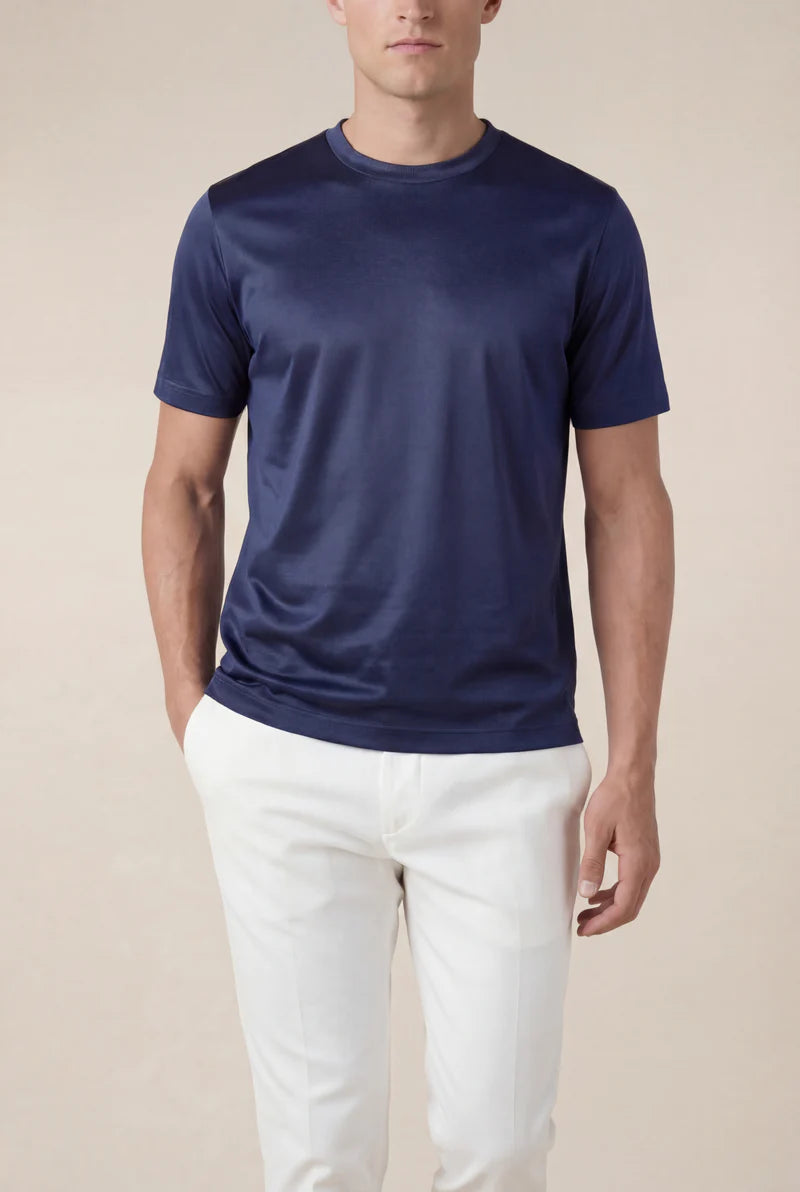 Moreno Short Sleeve Tee Navy