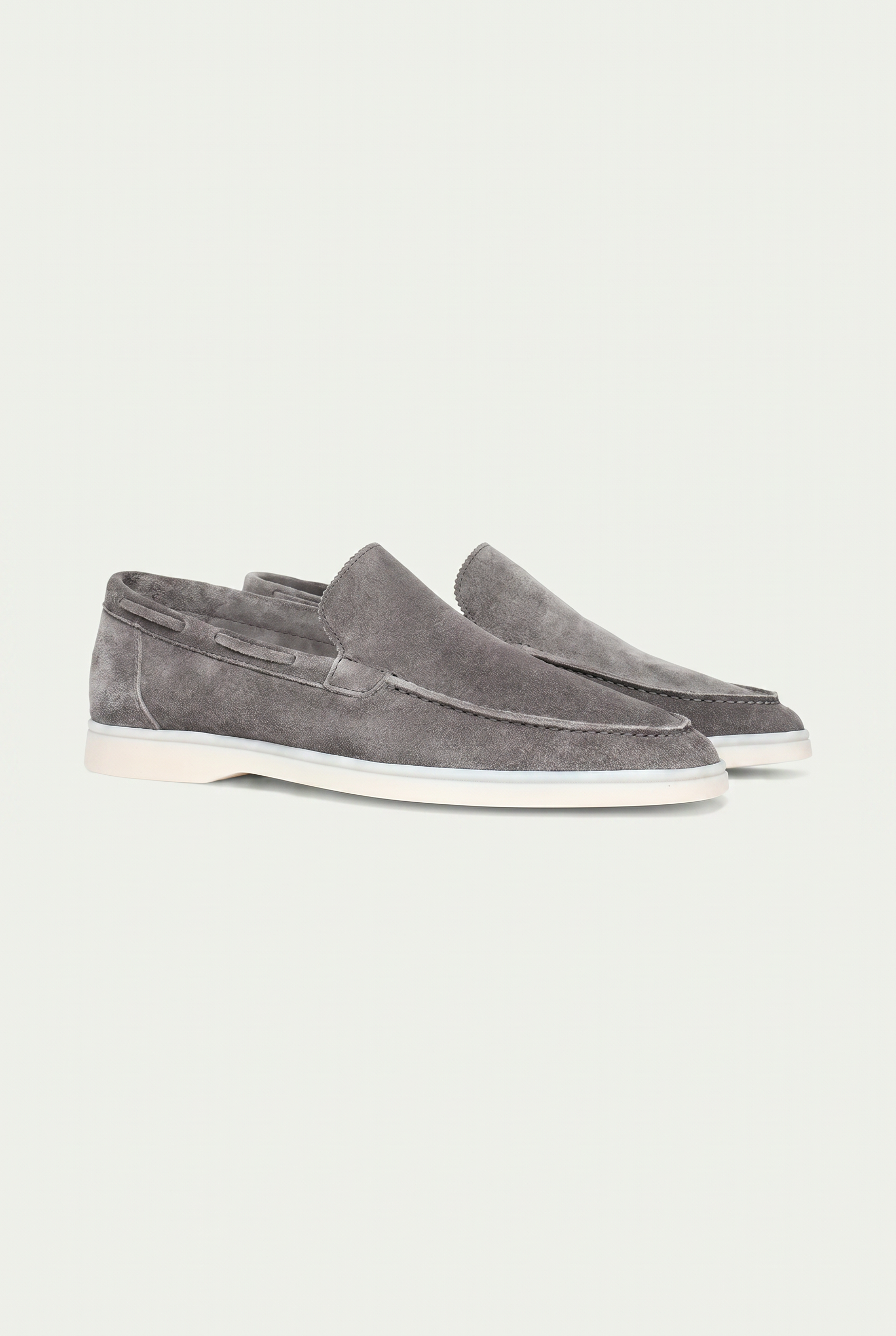 Moreno Classic Suède Loafer Grey