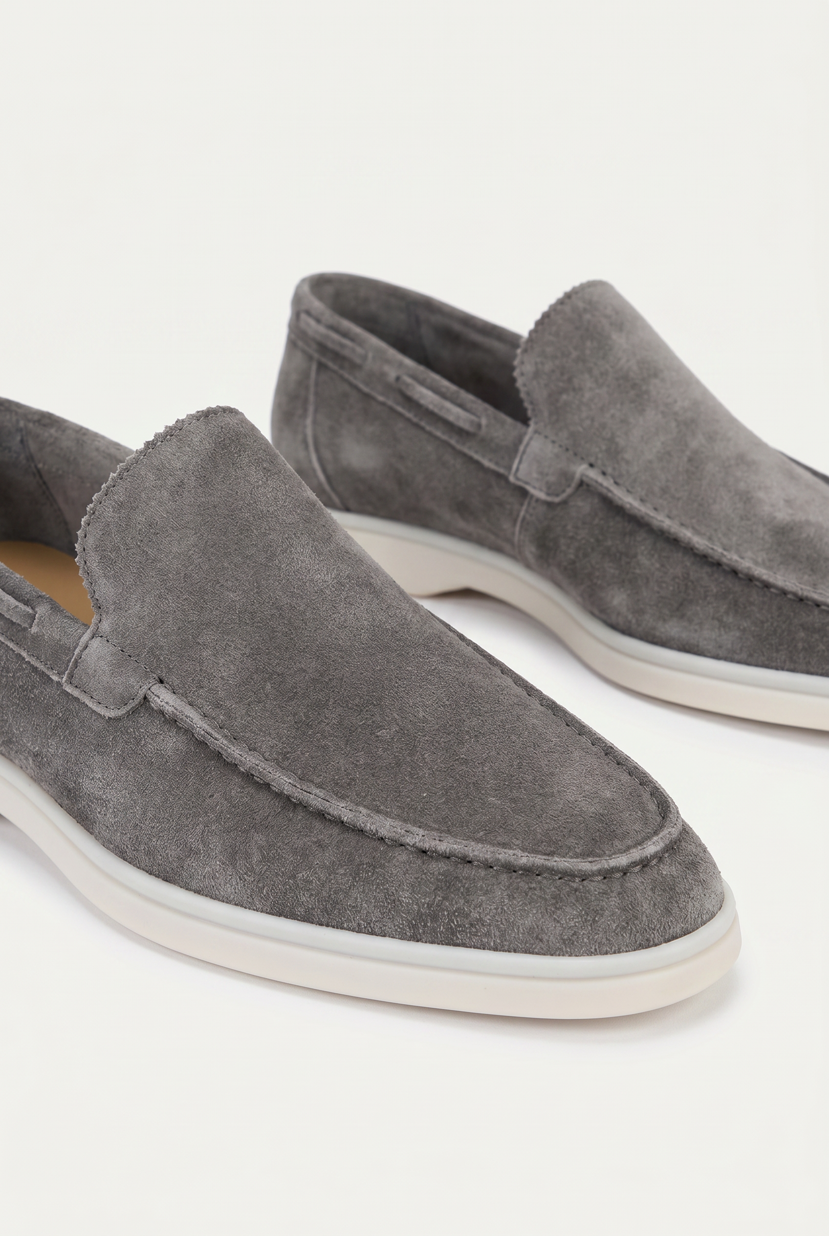 Moreno Classic Suède Loafer Grey