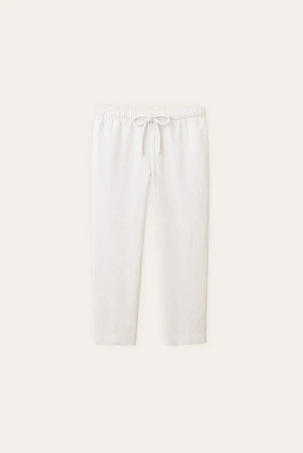 White Linen Trouser