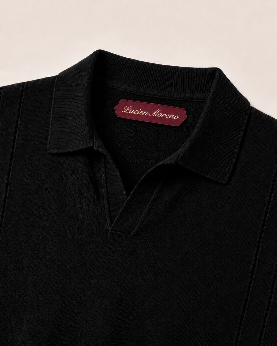 Black Riviera Polo