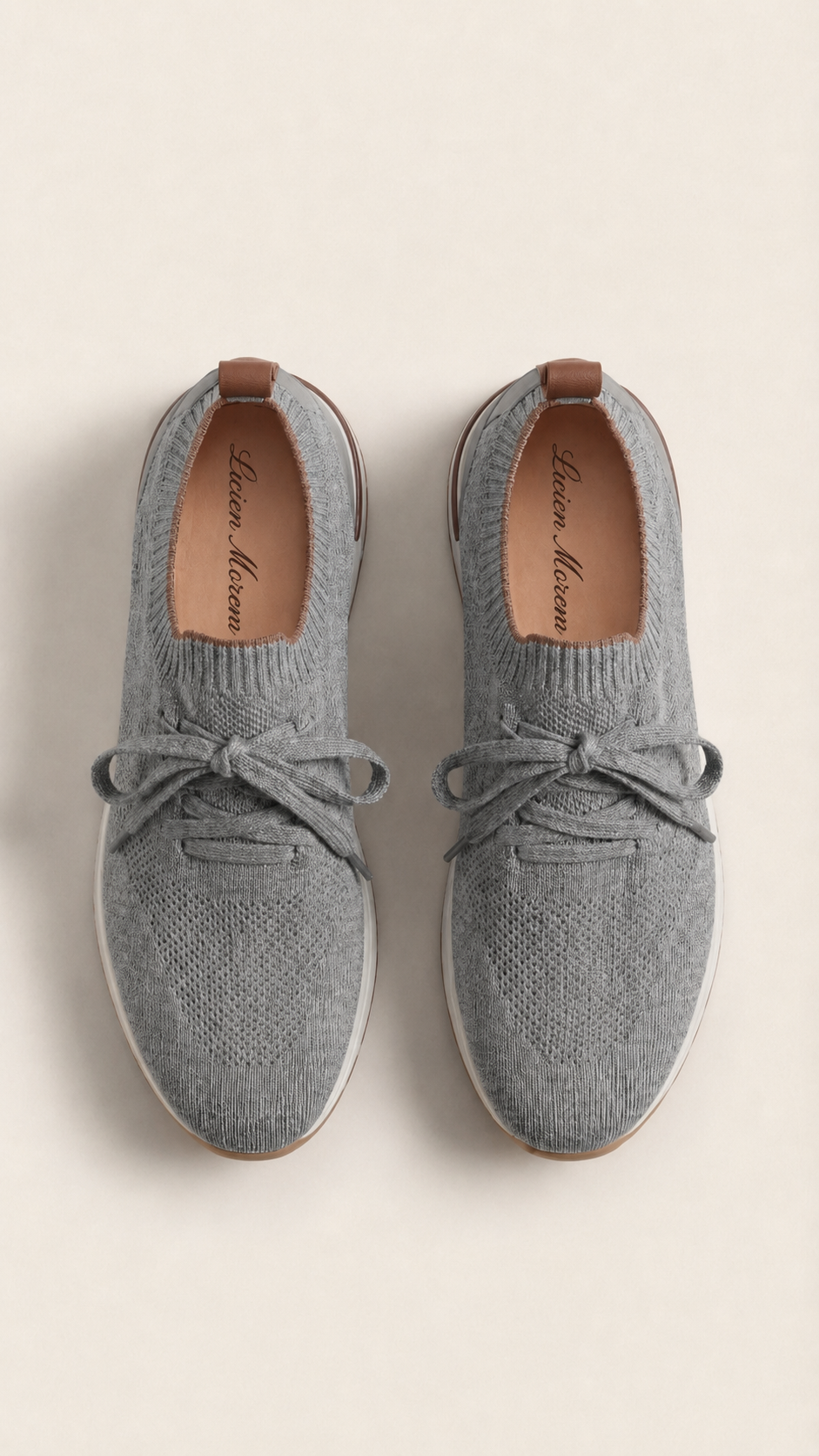 Moreno Mesh Slip-On Light Grey