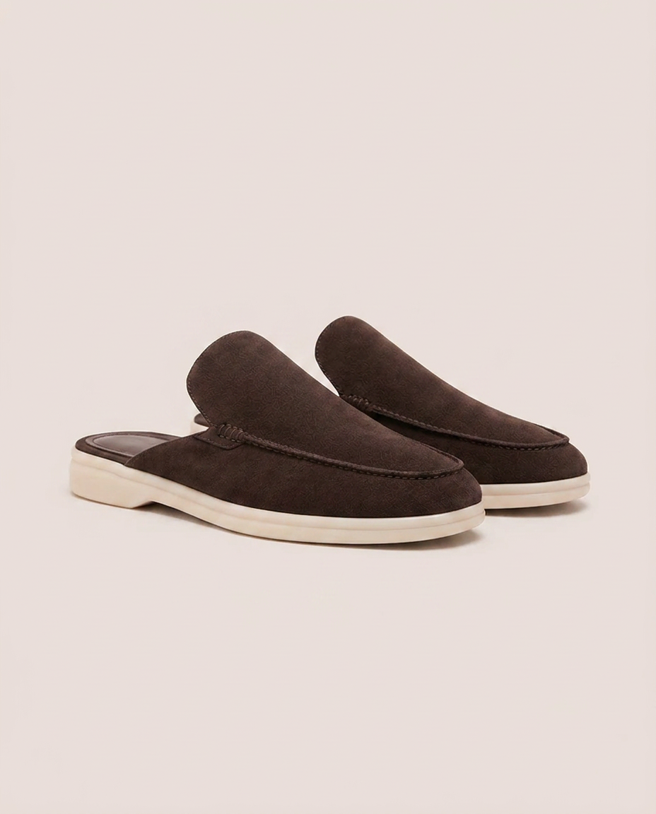 Lady Espresso Brown Yacht Slipper