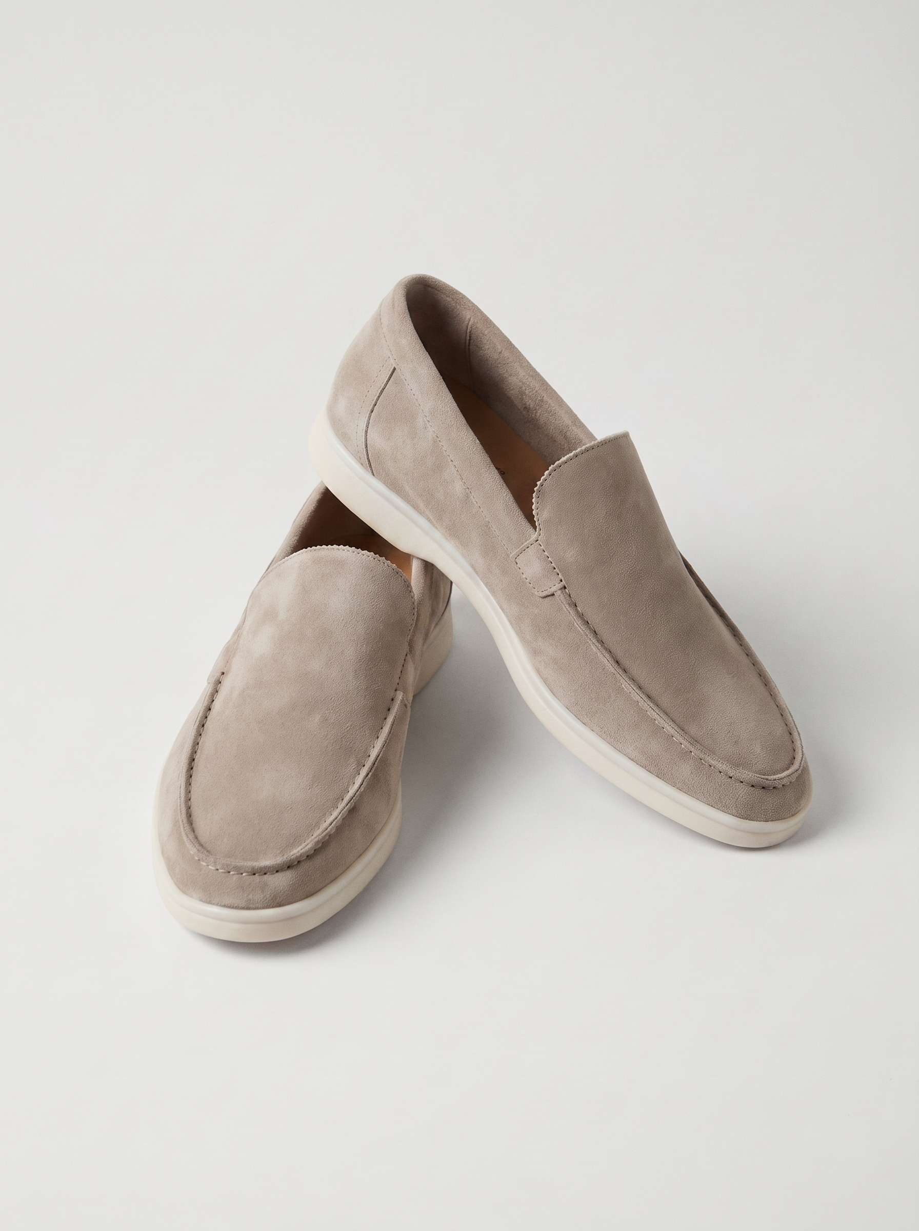 Lady Light Grey Yacht Loafers