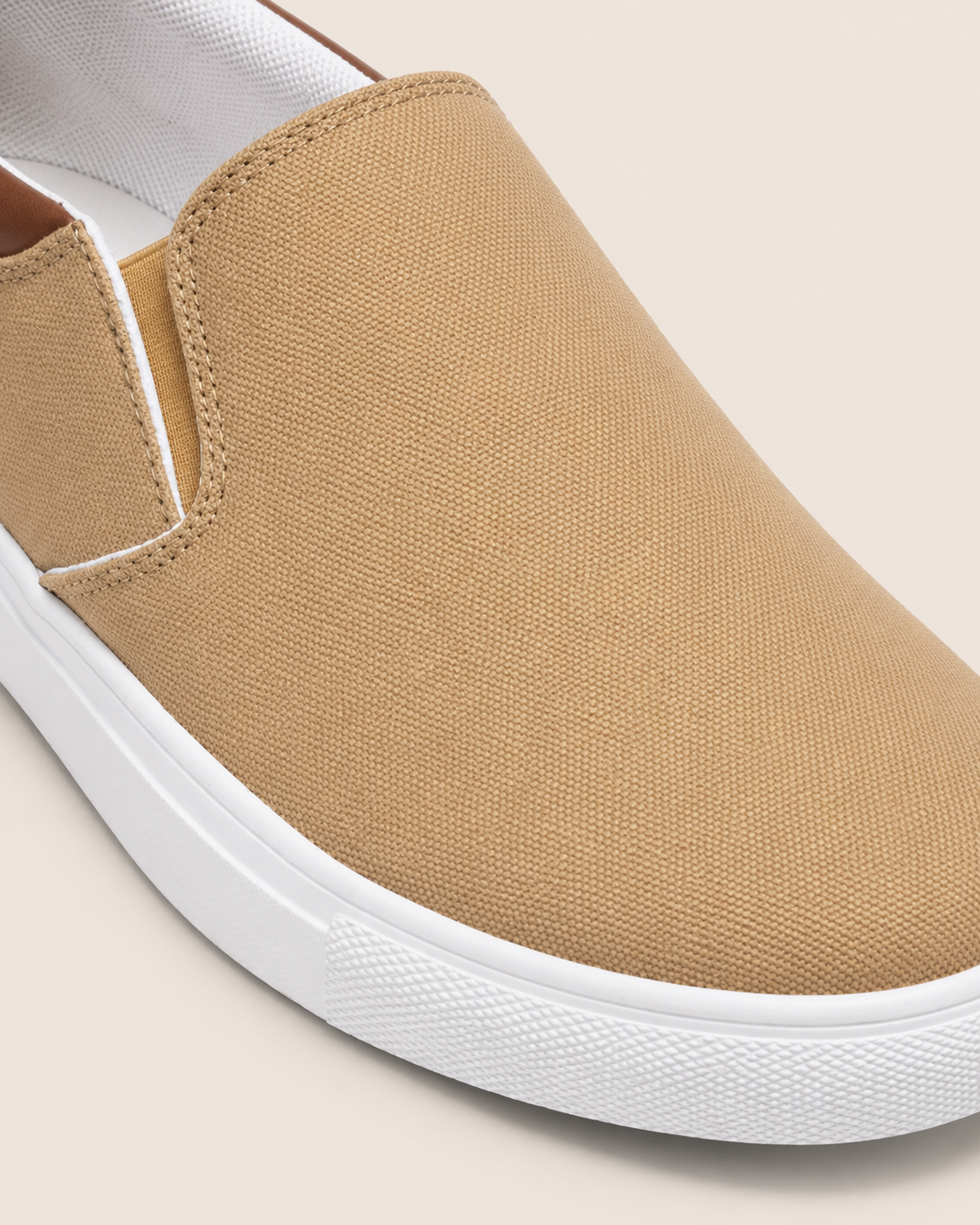 Men's Canvas Slip-On Shoes – Desert Sand