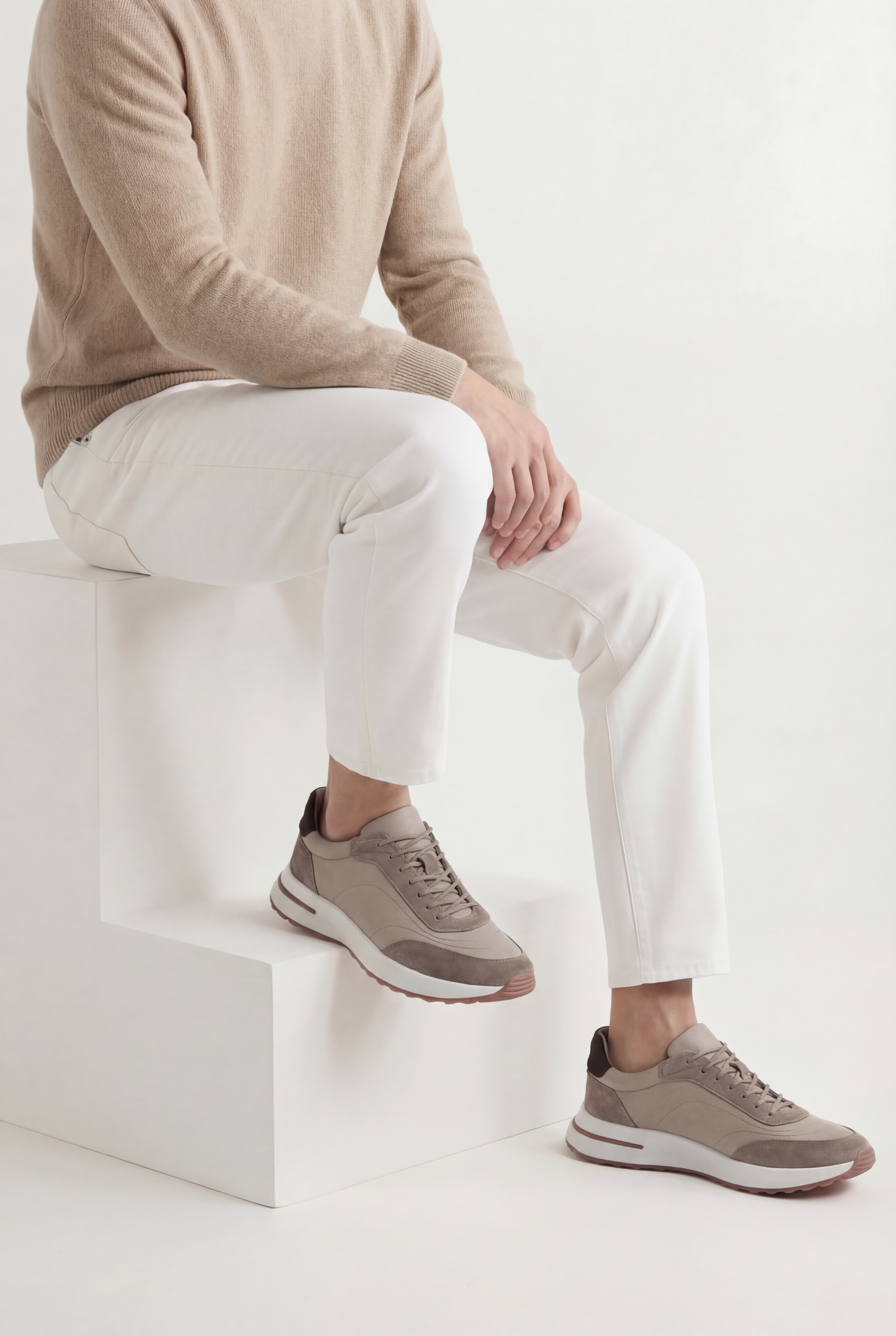 Moreno Sneaker Suede Ash Grey