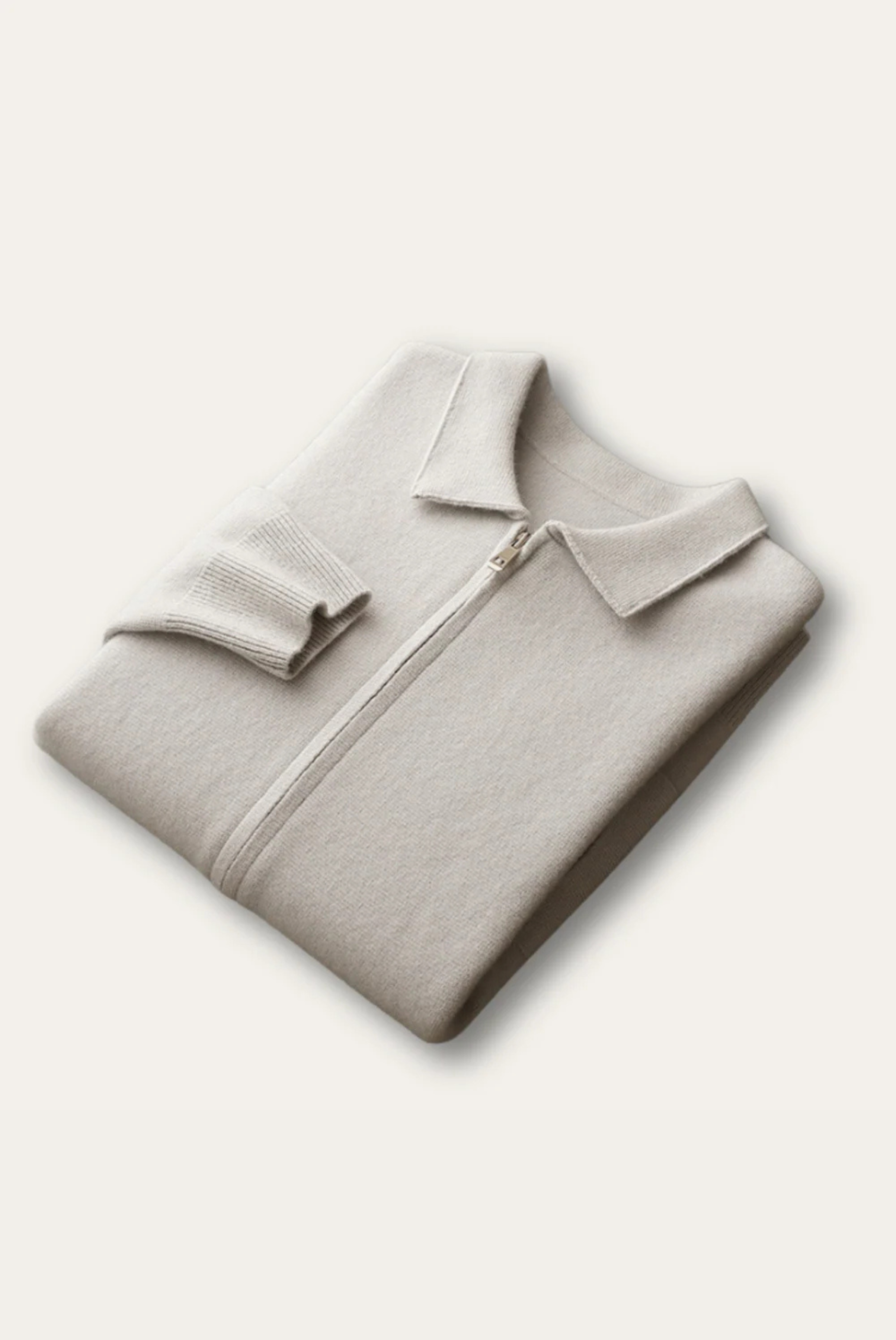 White Polo Cardigan