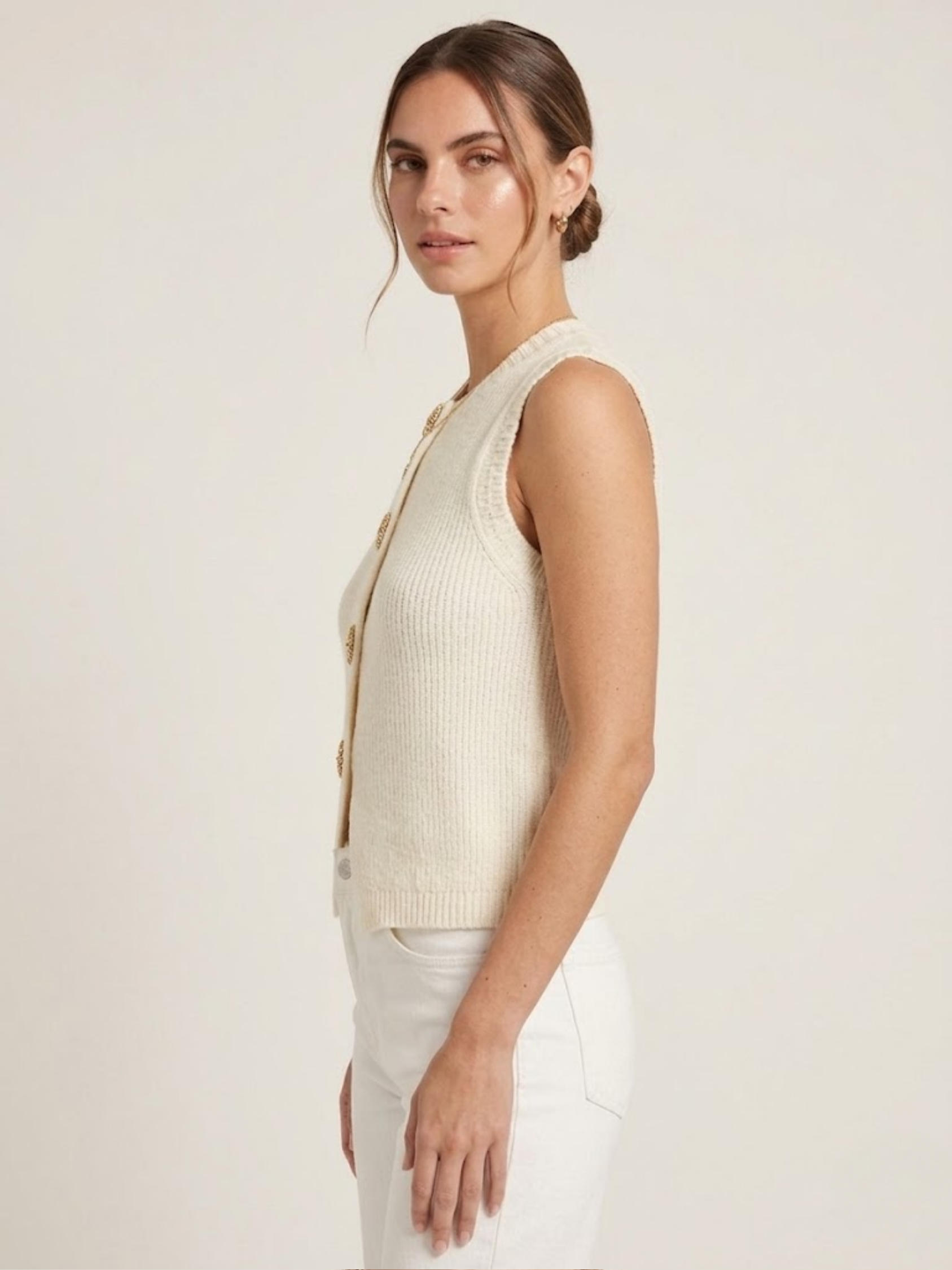 Ariel Golden Cardigan