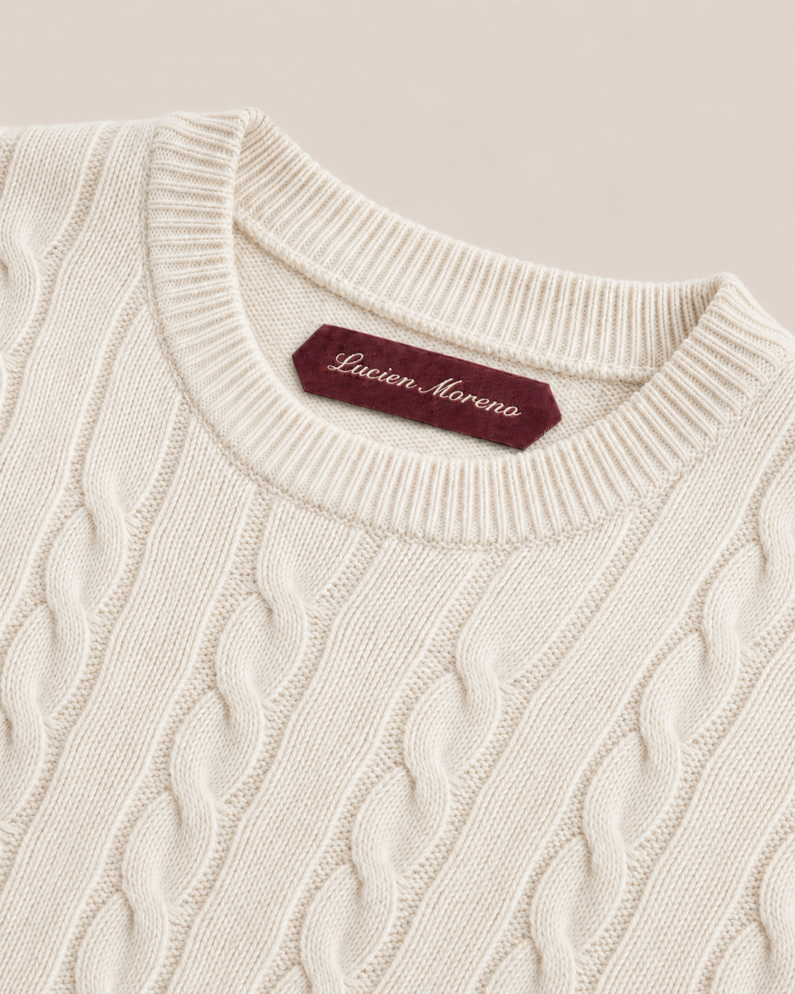 Ivory Tresse Crewneck