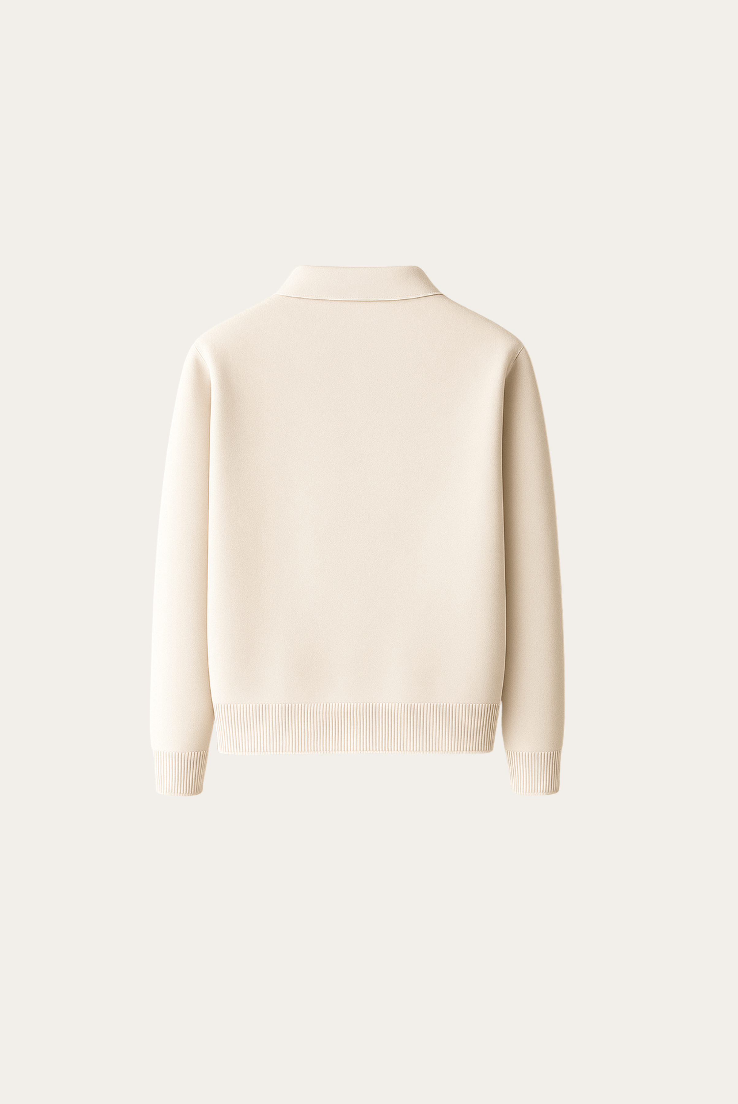 White Polo Cardigan