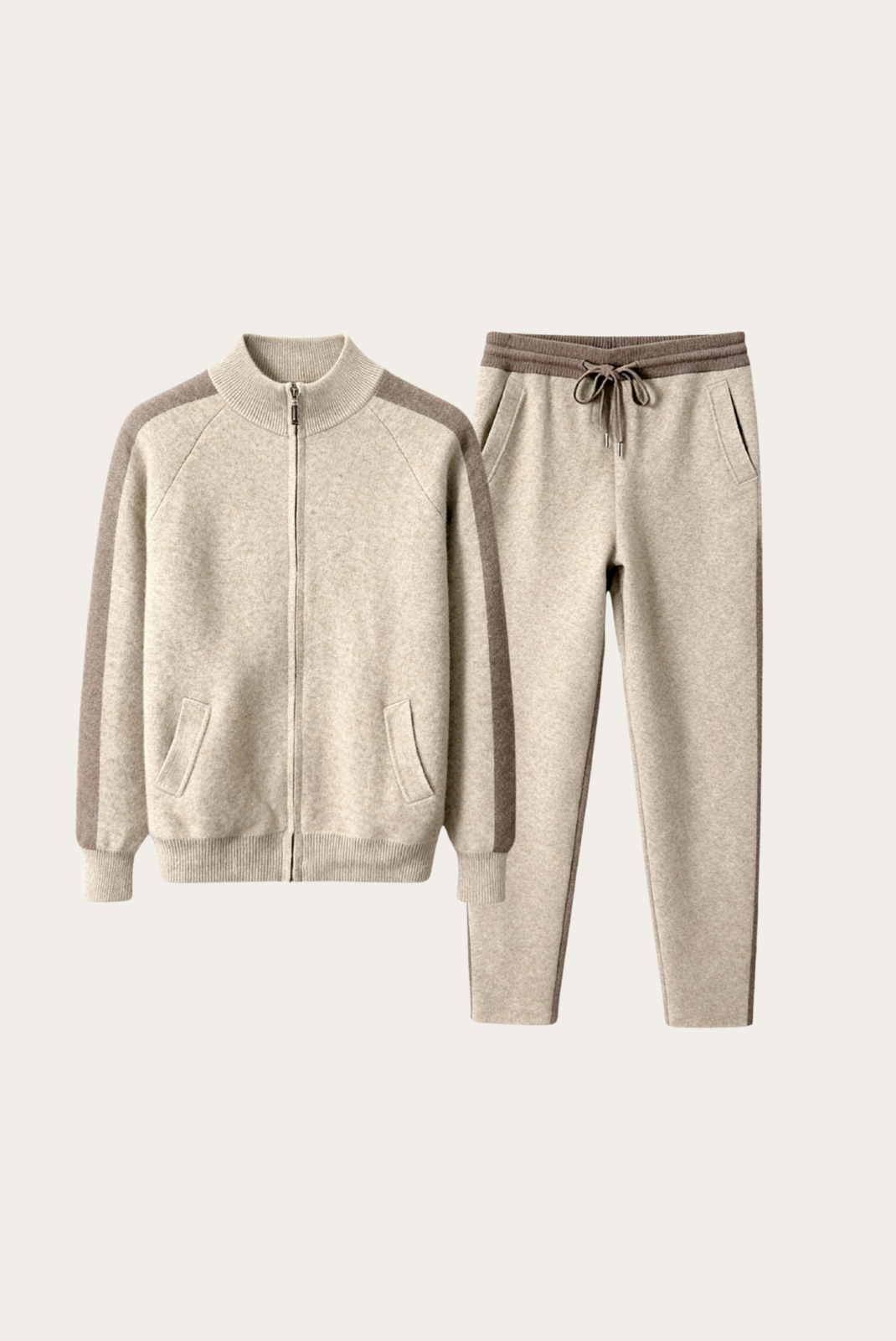 Beige Moreno Cashmere Set