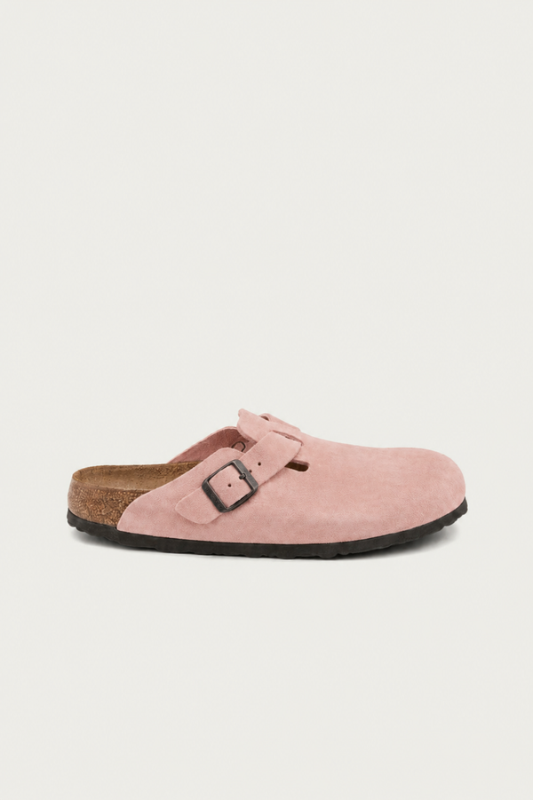 Montreux Suede Clog Blush