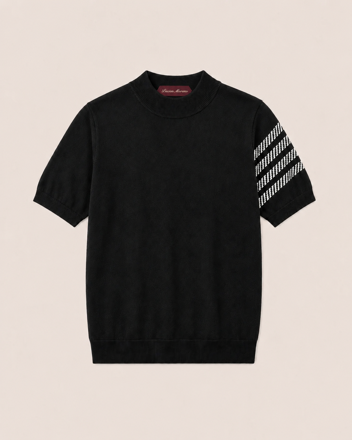 Black Nocturne Knit Tee