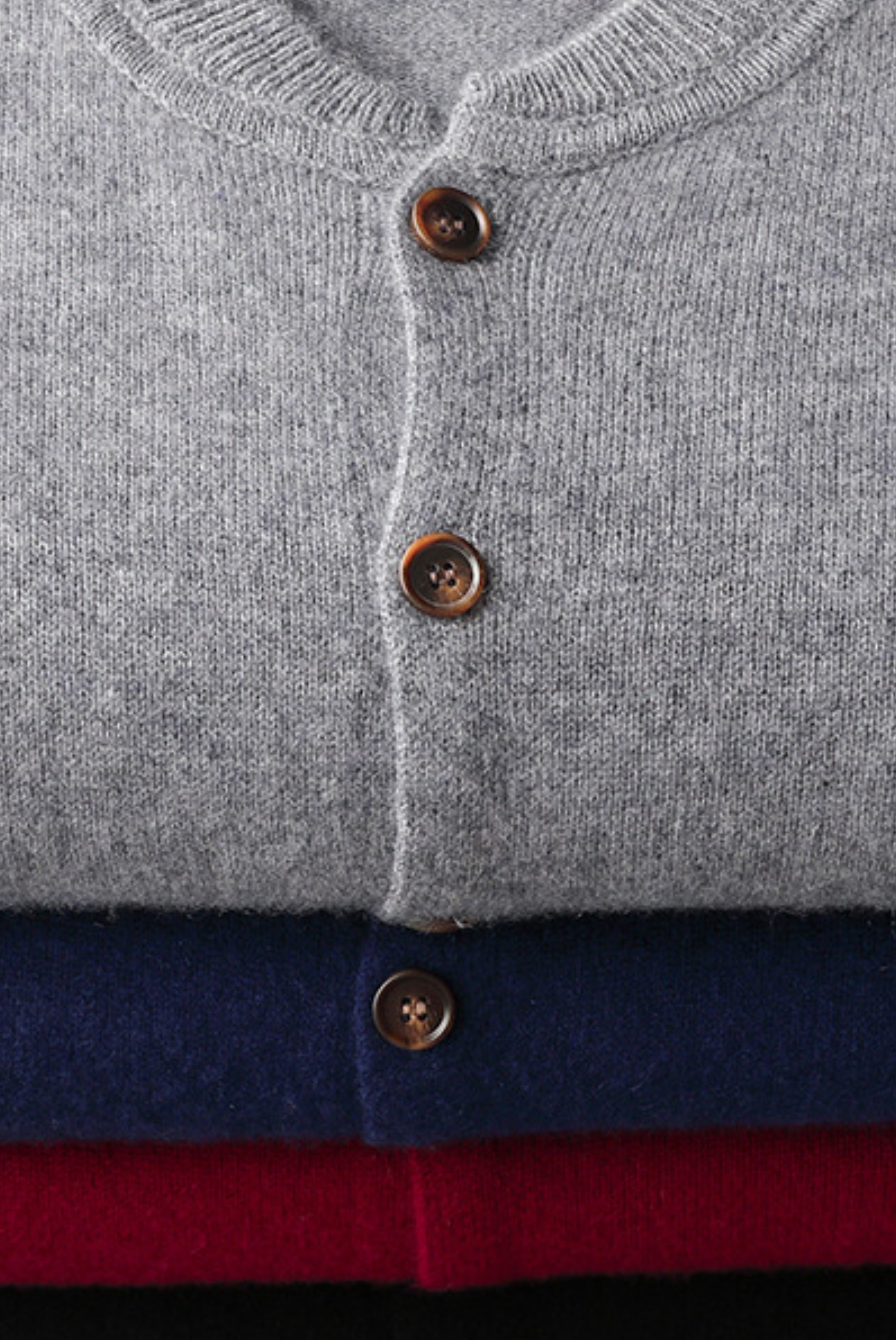Red Cashmere Cardigan
