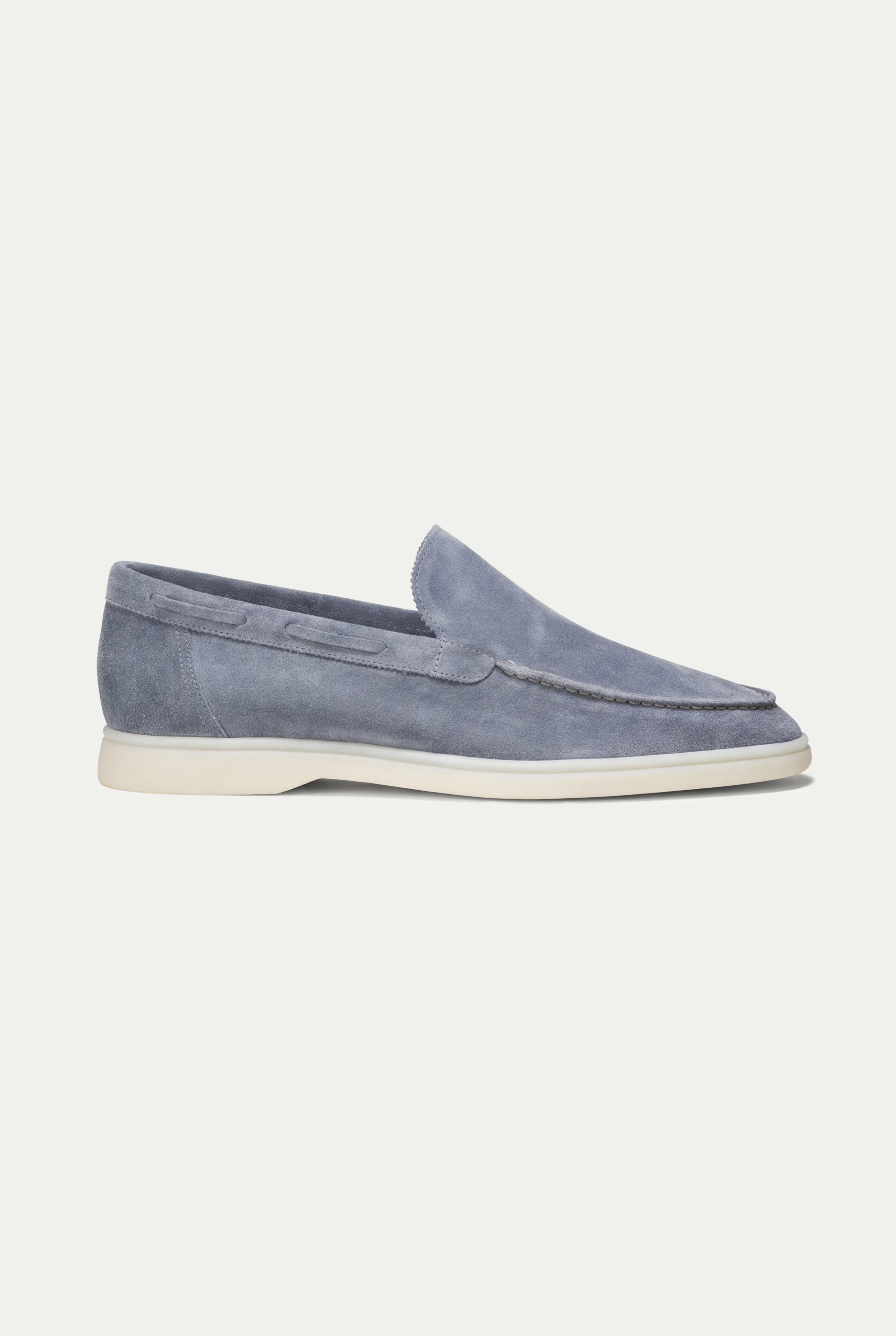 Moreno Classic Suede Loafer Baby Blue