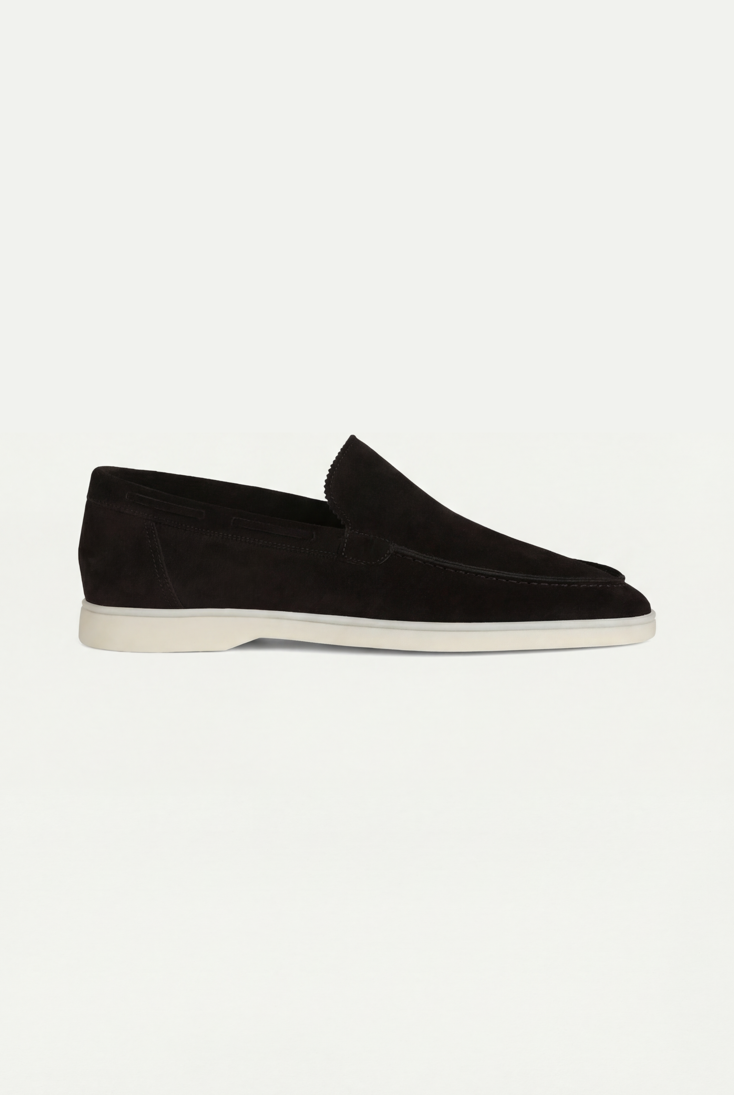 Moreno Classic Suede Loafer Black