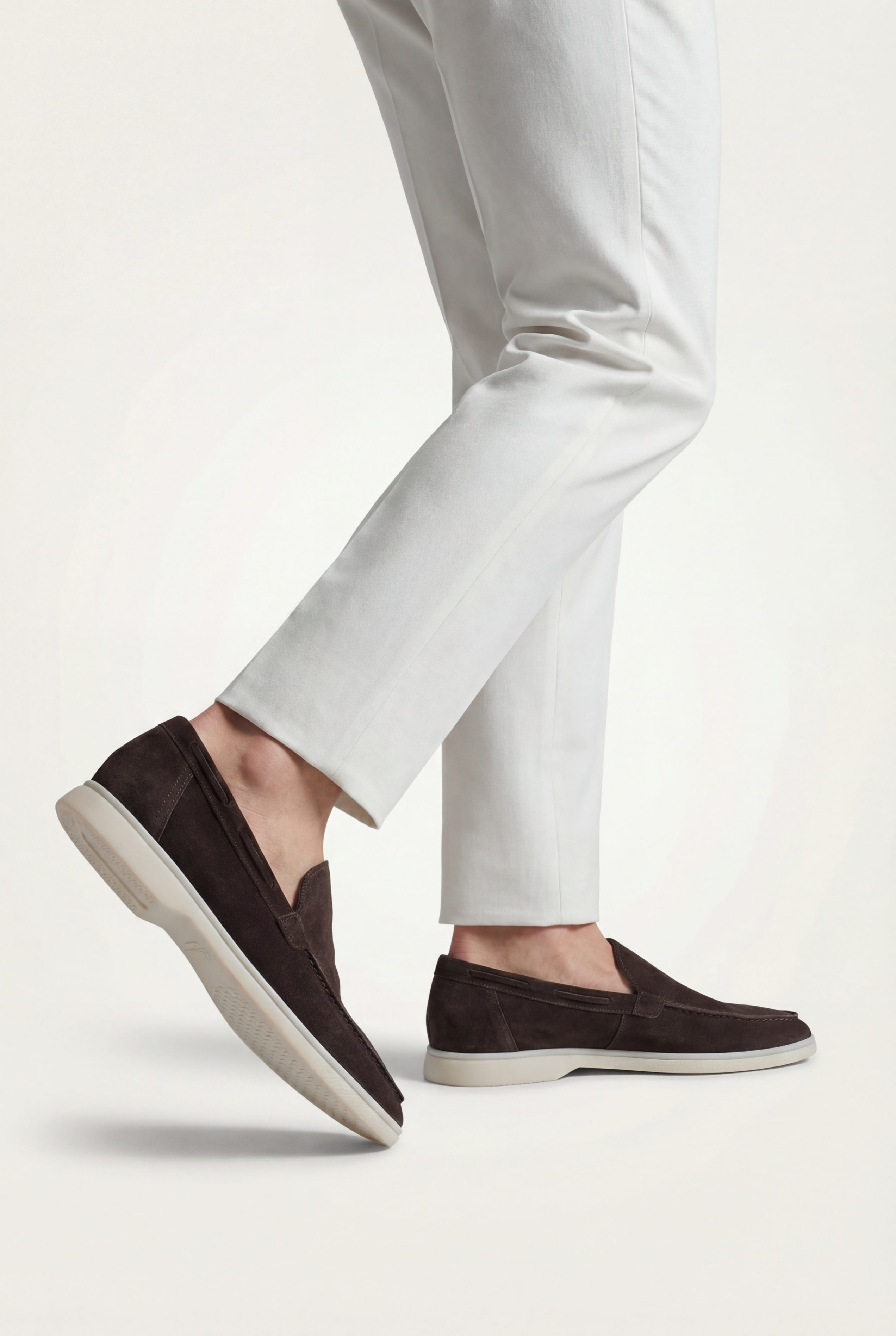 Moreno Classic Suede Loafer Brown